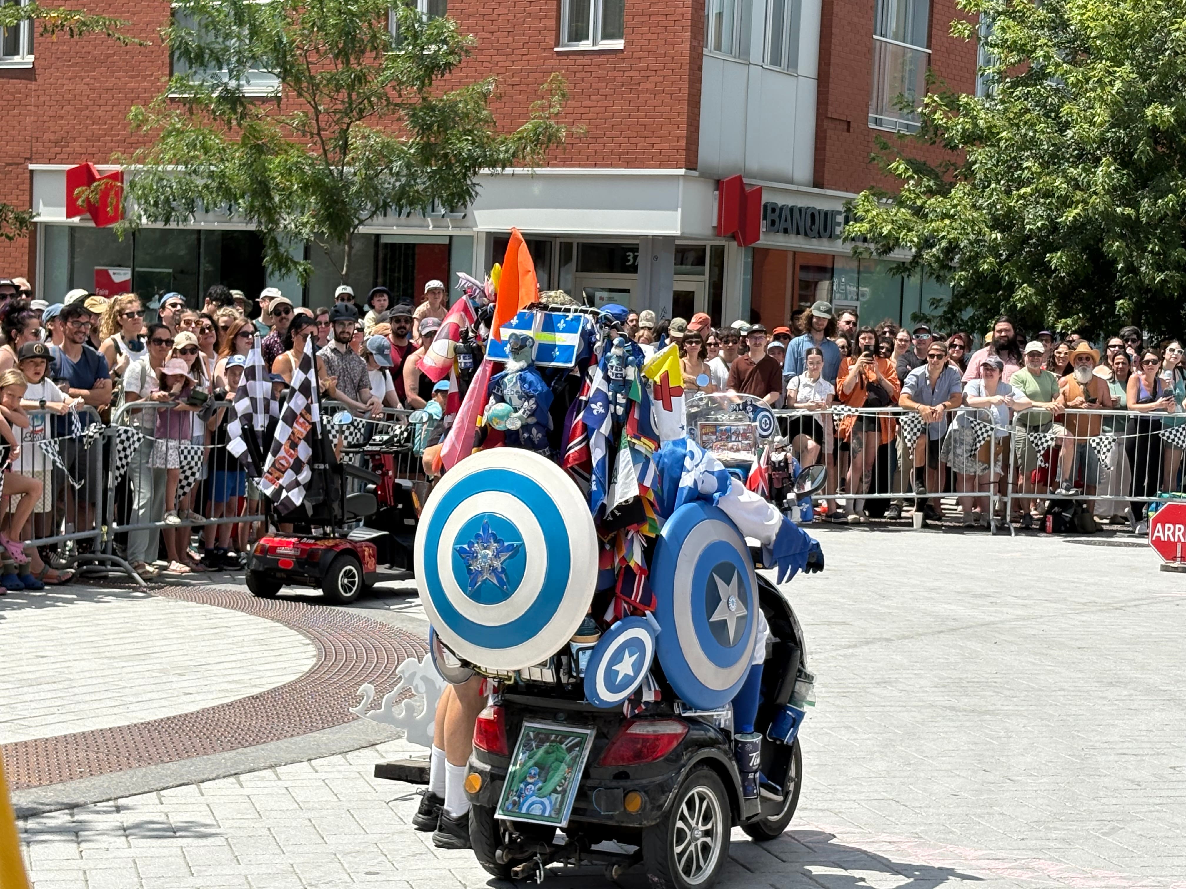 Le populaire Capitaine Québec teste le circuit.