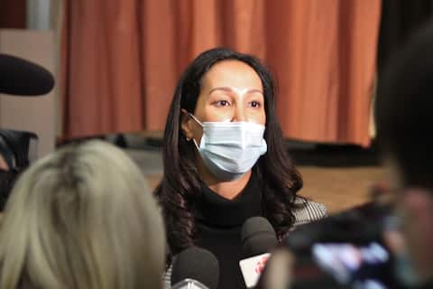 Tram support scene: A rally of 500 people gathered on Tuesday evening