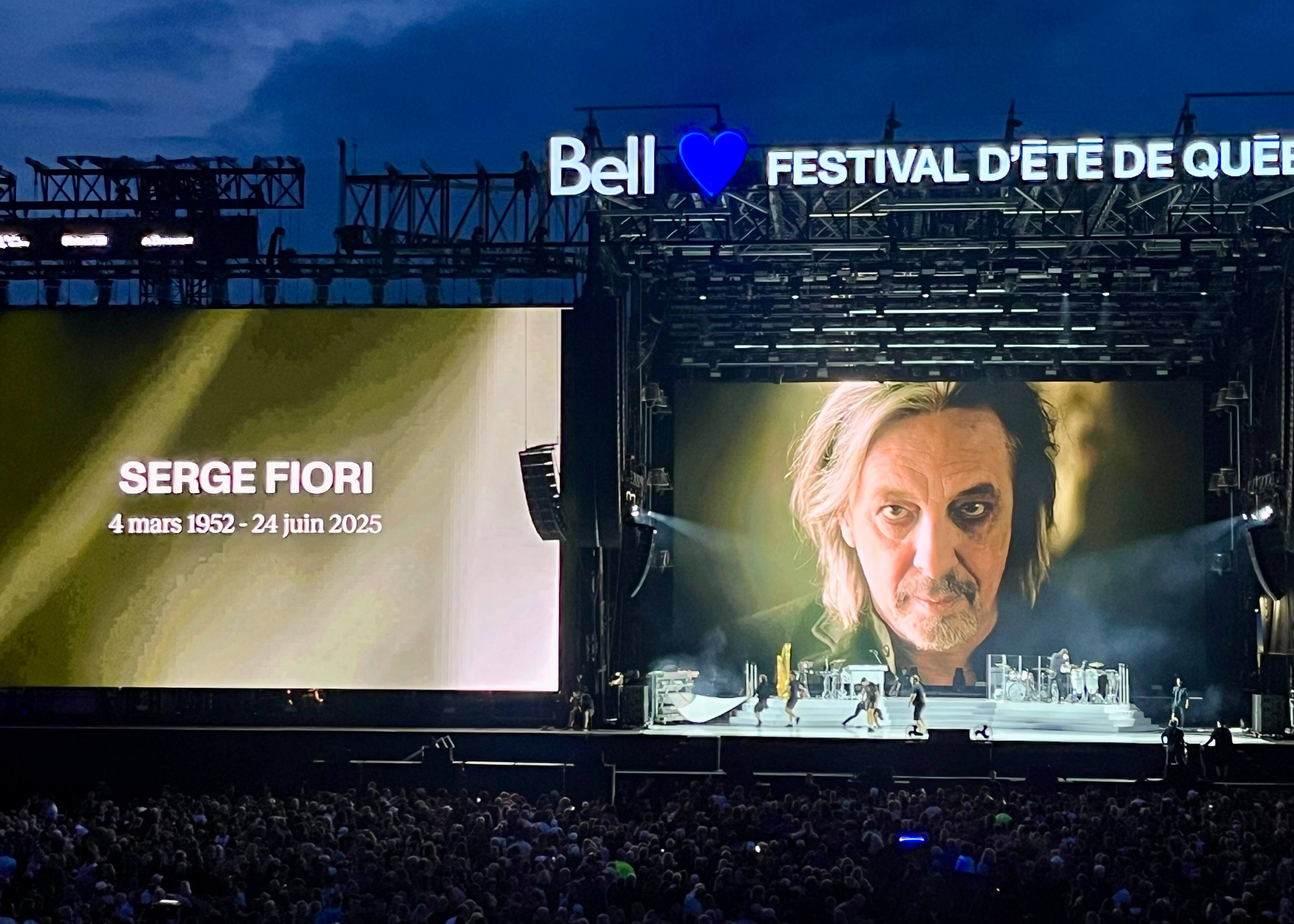 Festival d&rsquo;&eacute;t&eacute;: un hommage &agrave; Serge Fiori sur les plaines d&rsquo;Abraham