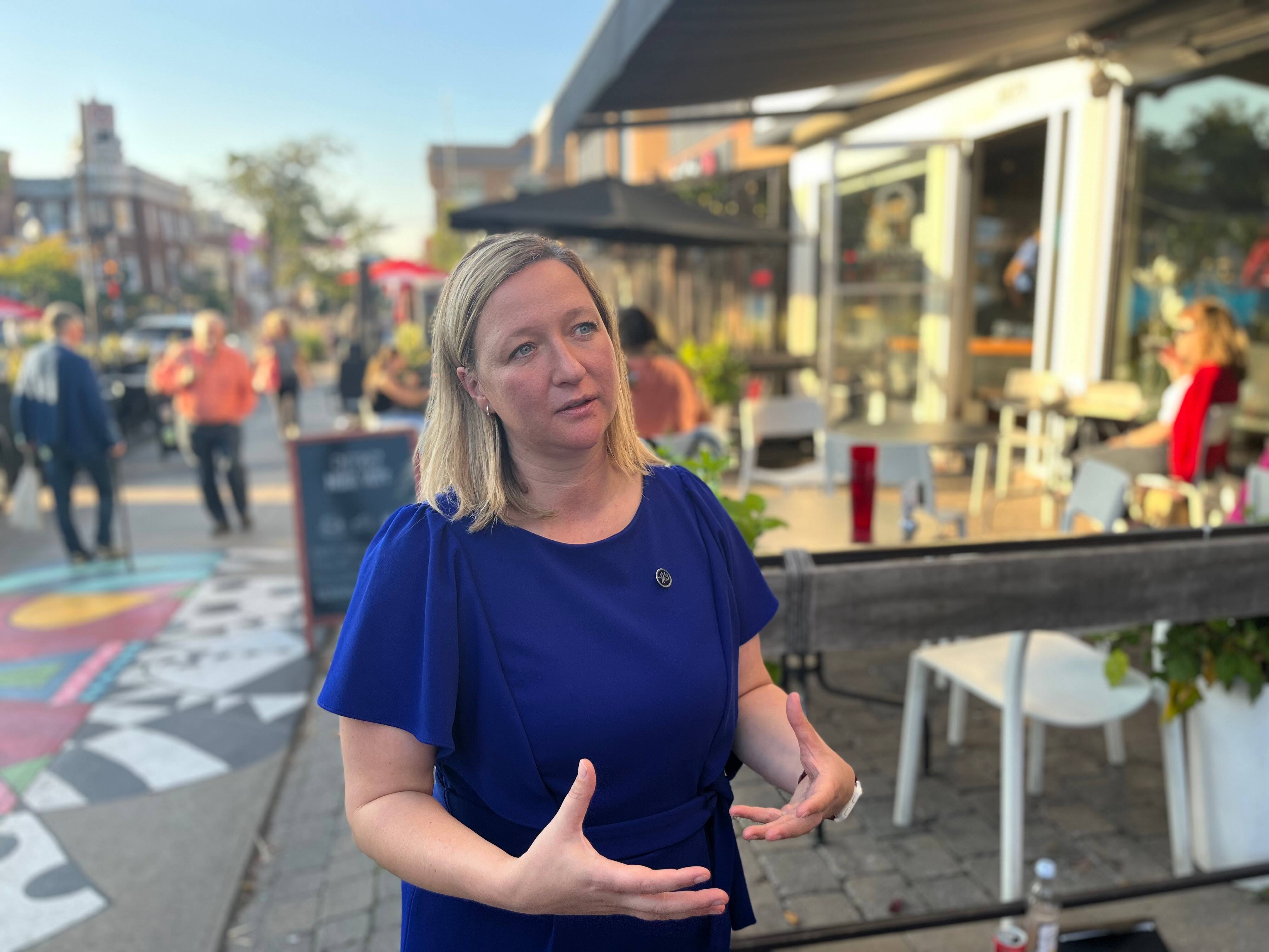 La ministre des Ressources naturelles et des Forêts, Maïté Blanchette Vézina