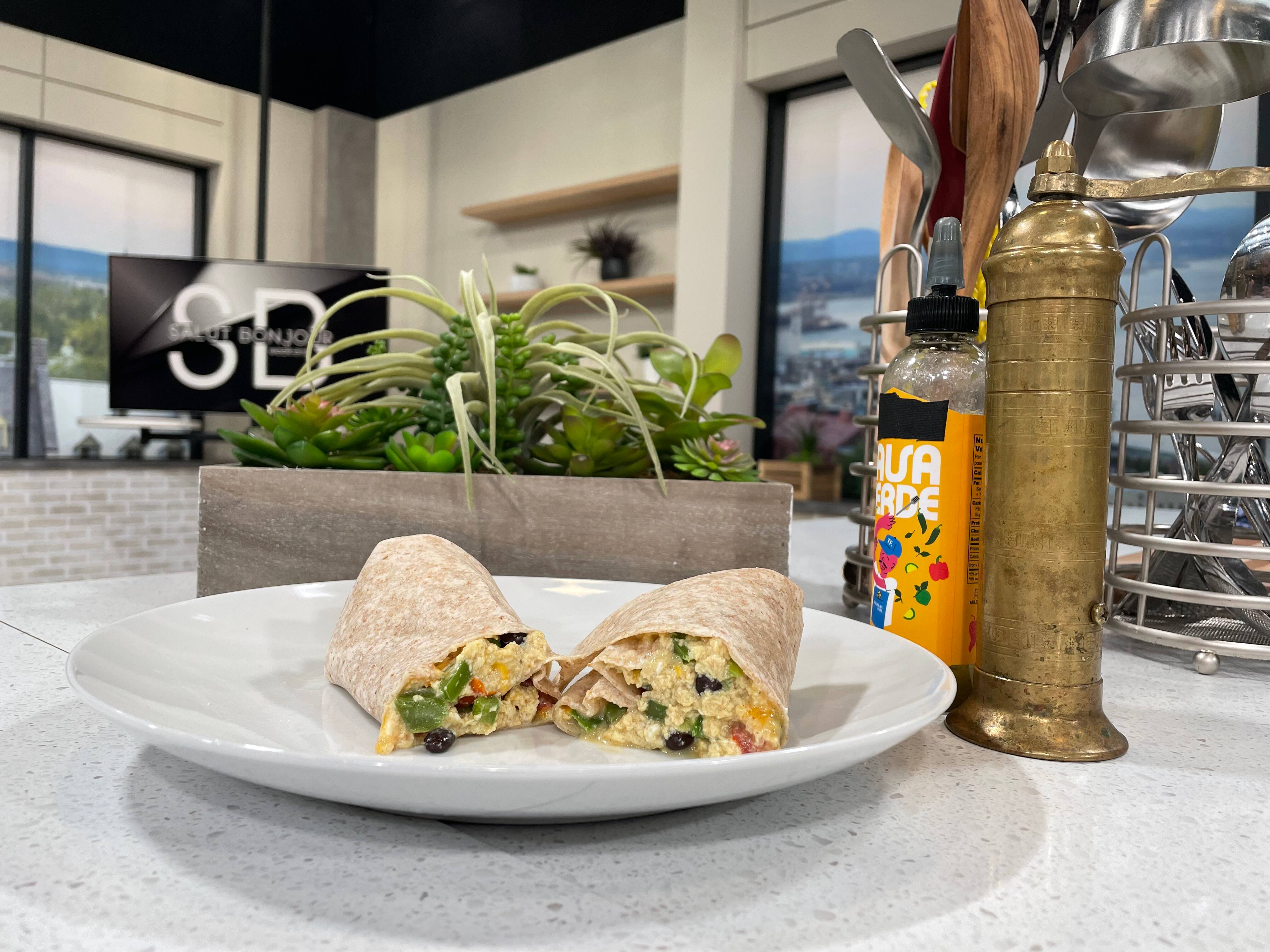 Wrap déjeuner tex-mex 