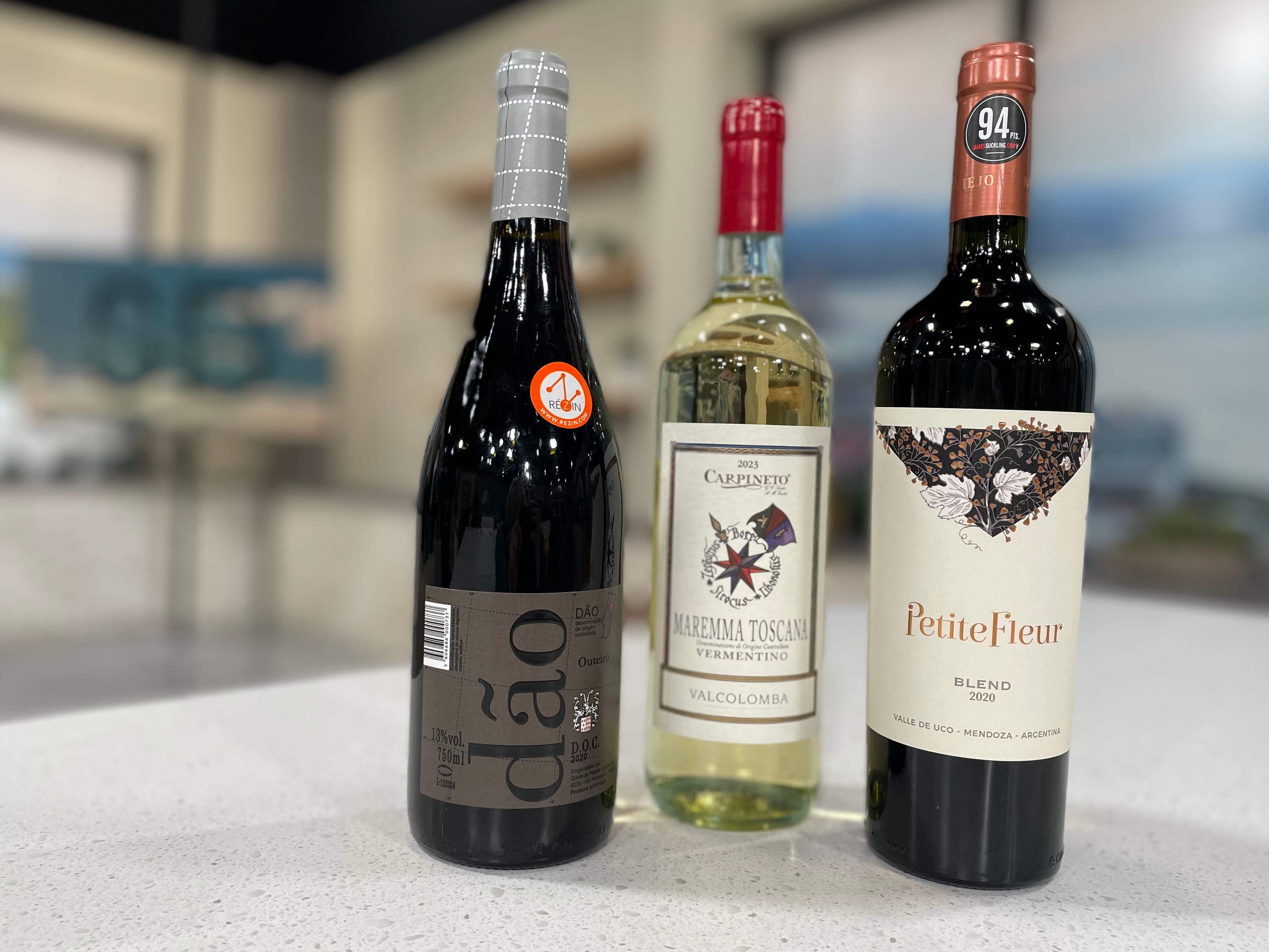 3 bouteilles ! 3 pays !  