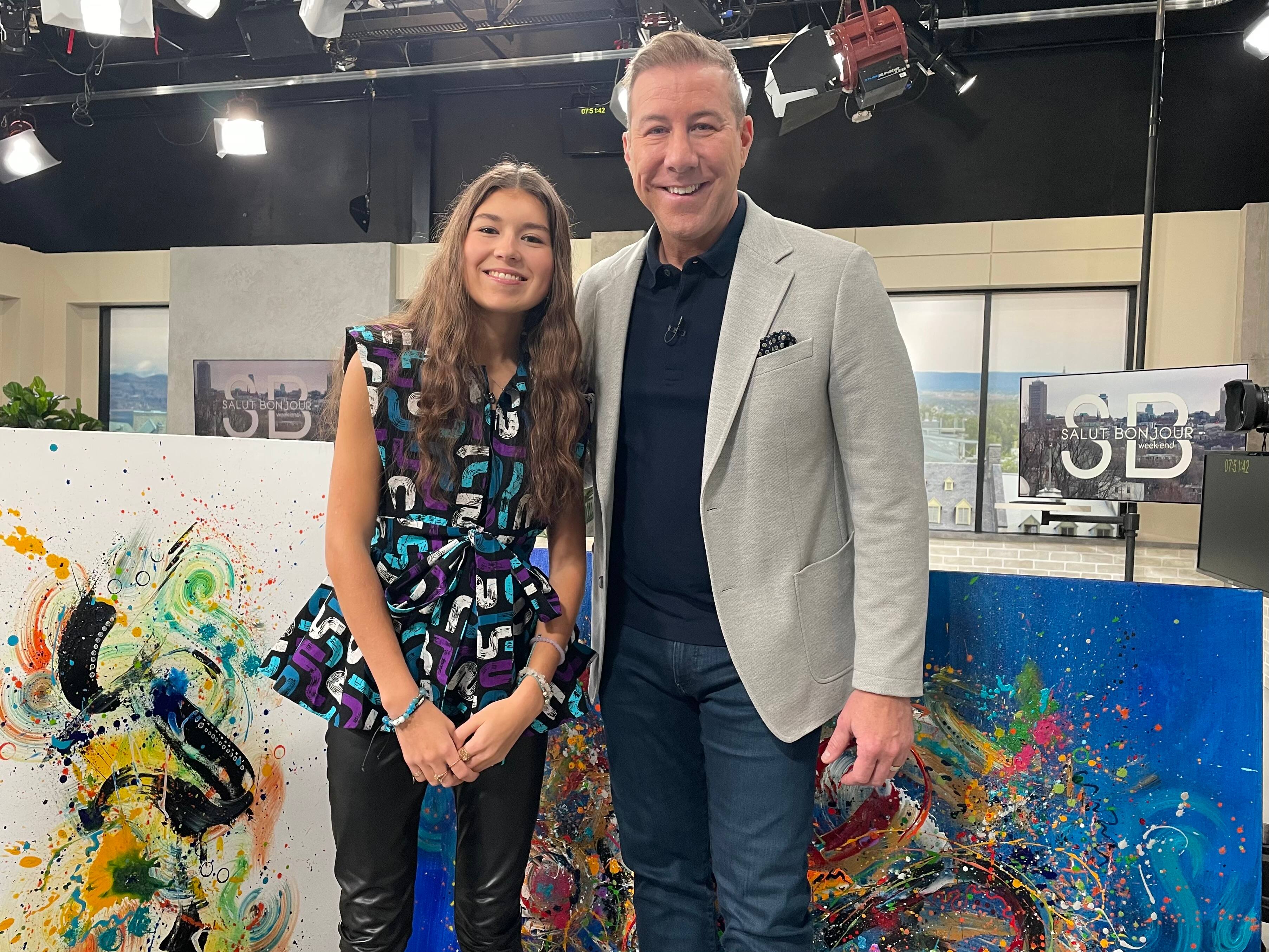 La jeune étoile de l'art contemporain