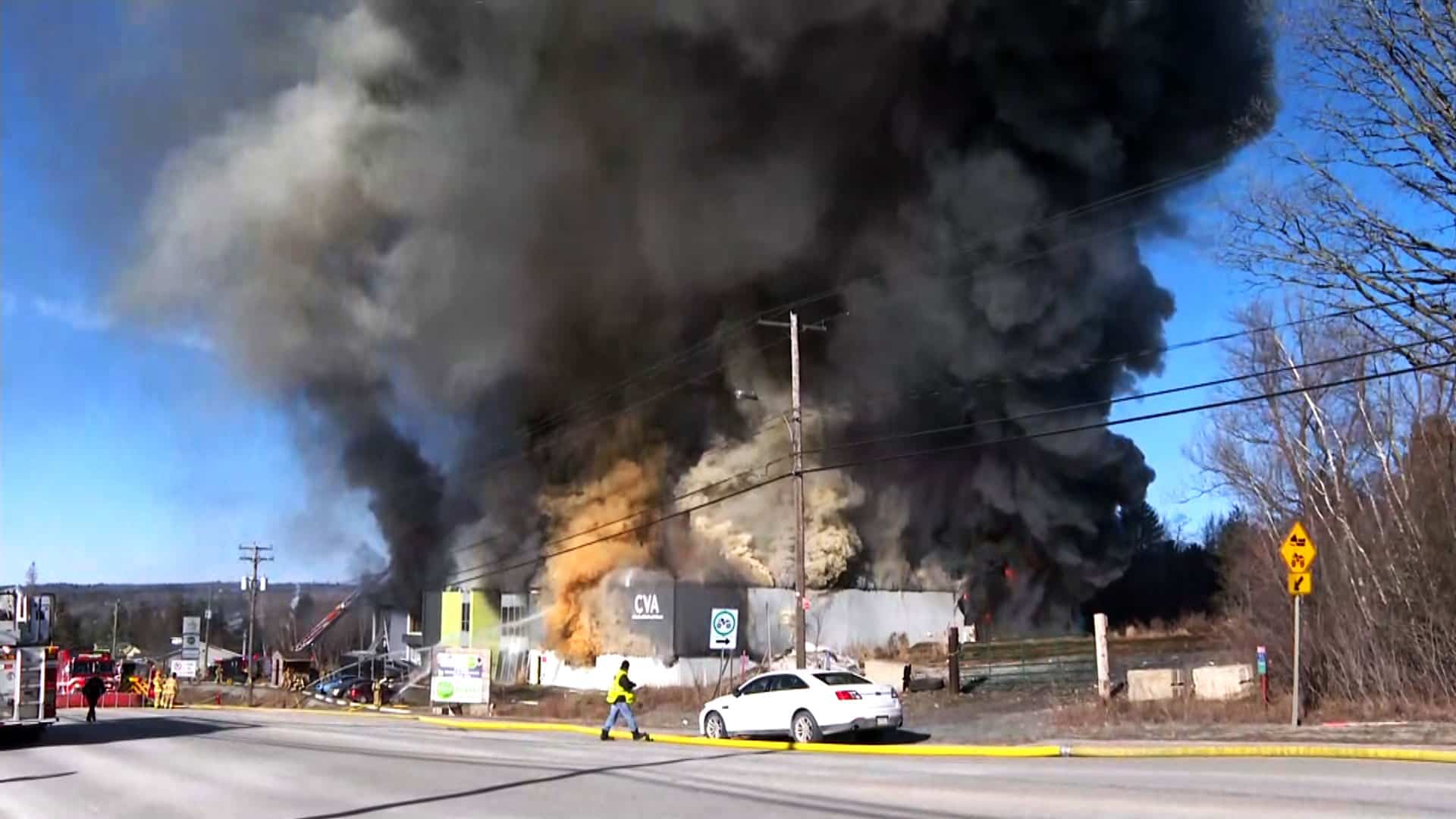 Explosion dans une entreprise de Sherbrooke