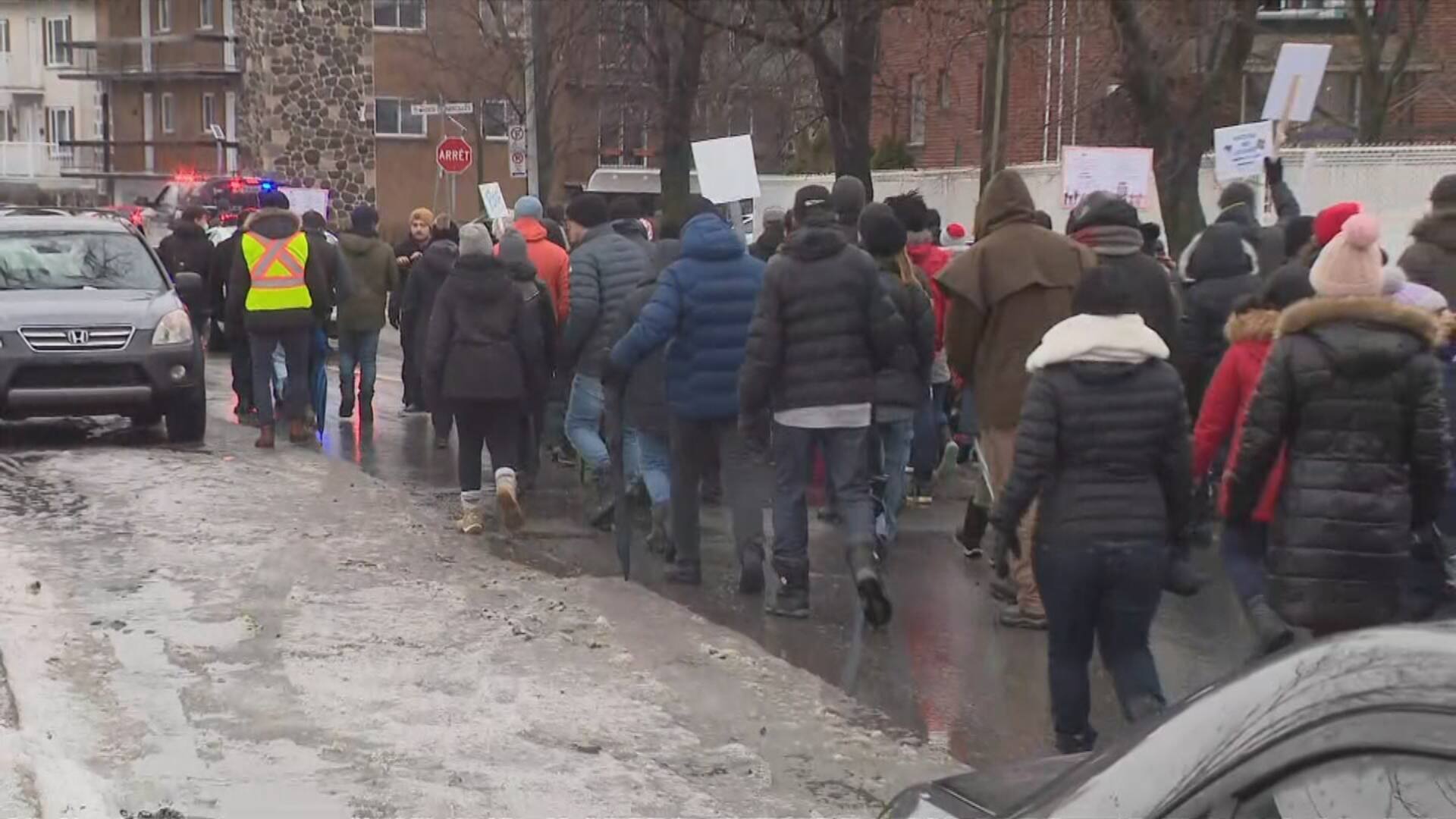 Une marche contre la violence &agrave; Anjou