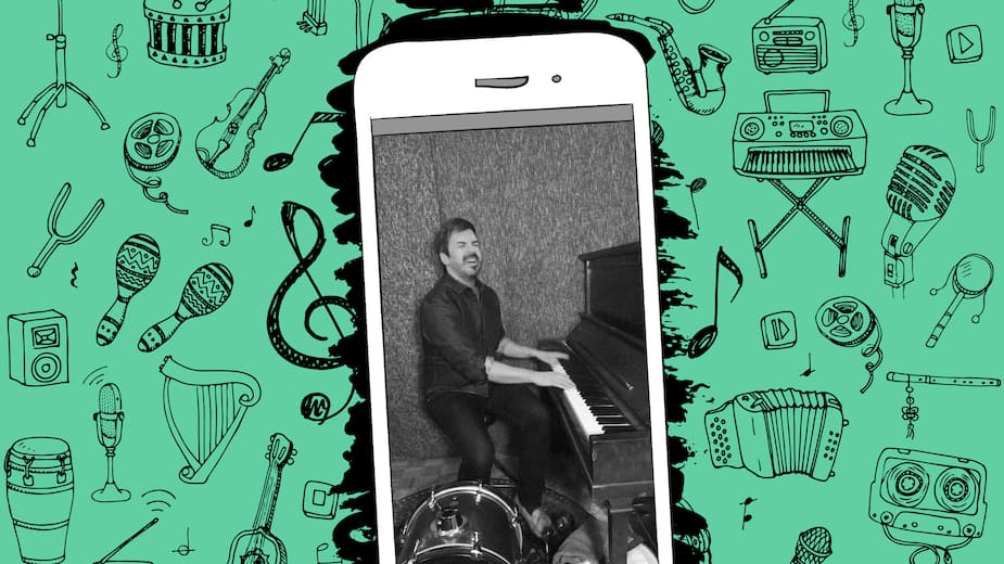 Image principale de l'article Dans l’univers musical de Damien Robitaille