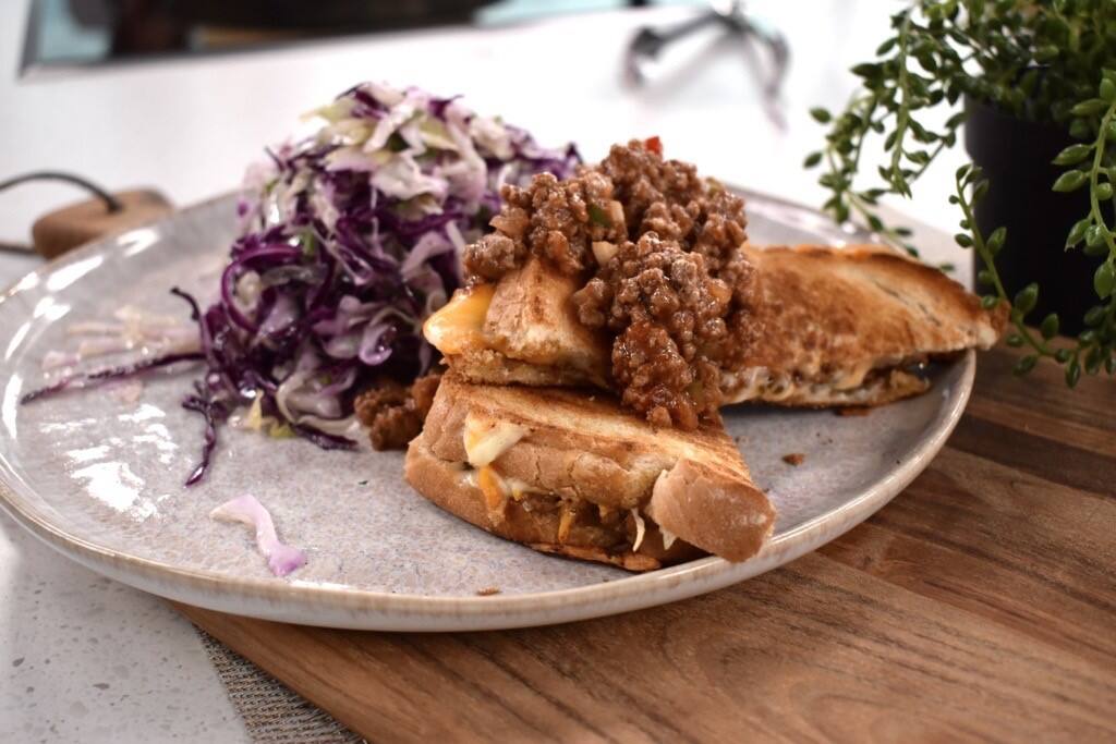 Grilled cheese façon sloppy Joe