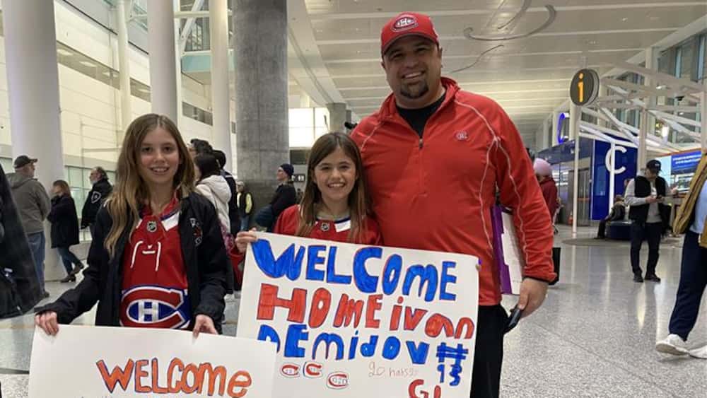 Ivan Demidov accueilli comme une rockstar par les partisans du CH