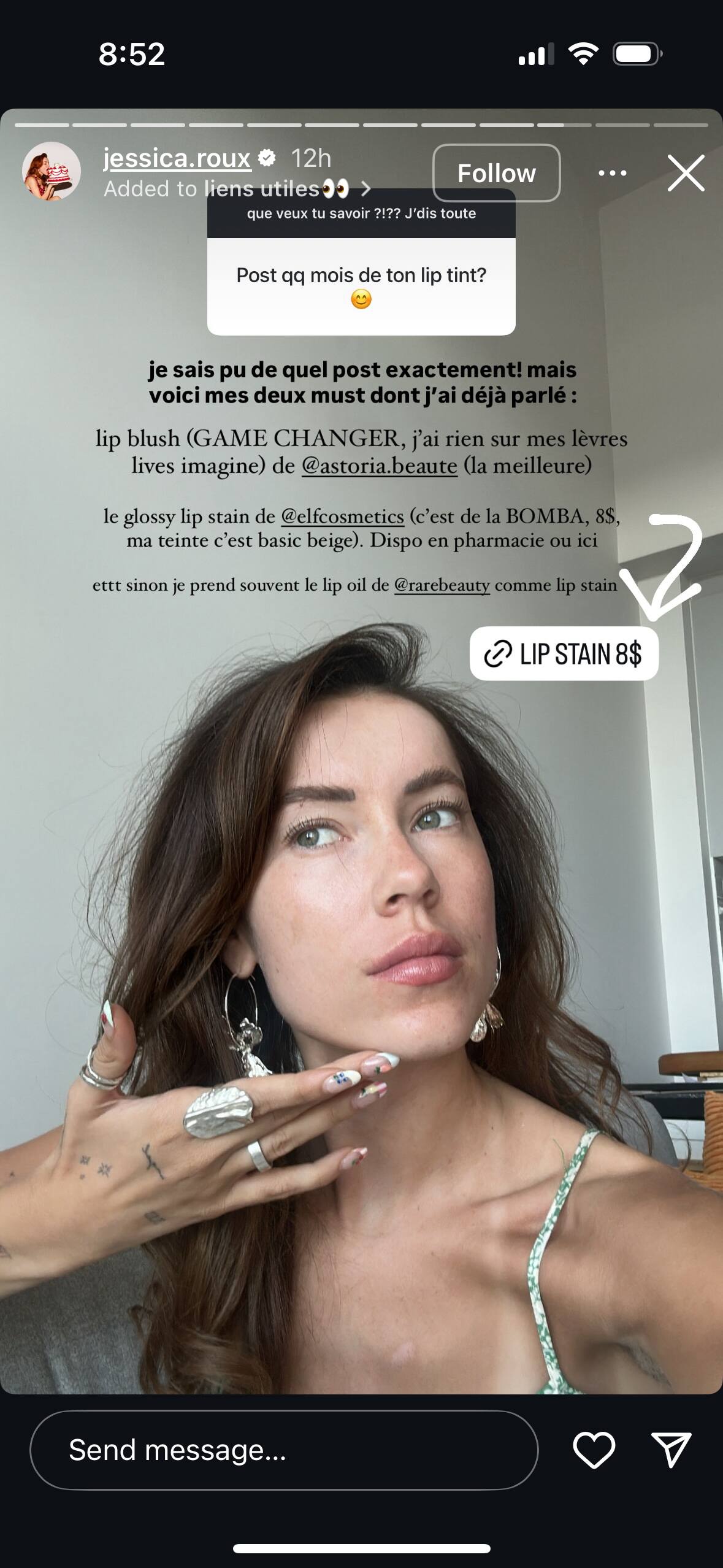 Lèvres pulpeuses: le produit miracle qu'adore Jessica Roux est ...