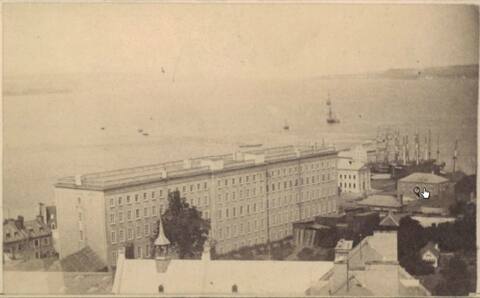 L'Université Laval vers 1870, BAnQ, collection initiale, P600,S6,D1,P388.