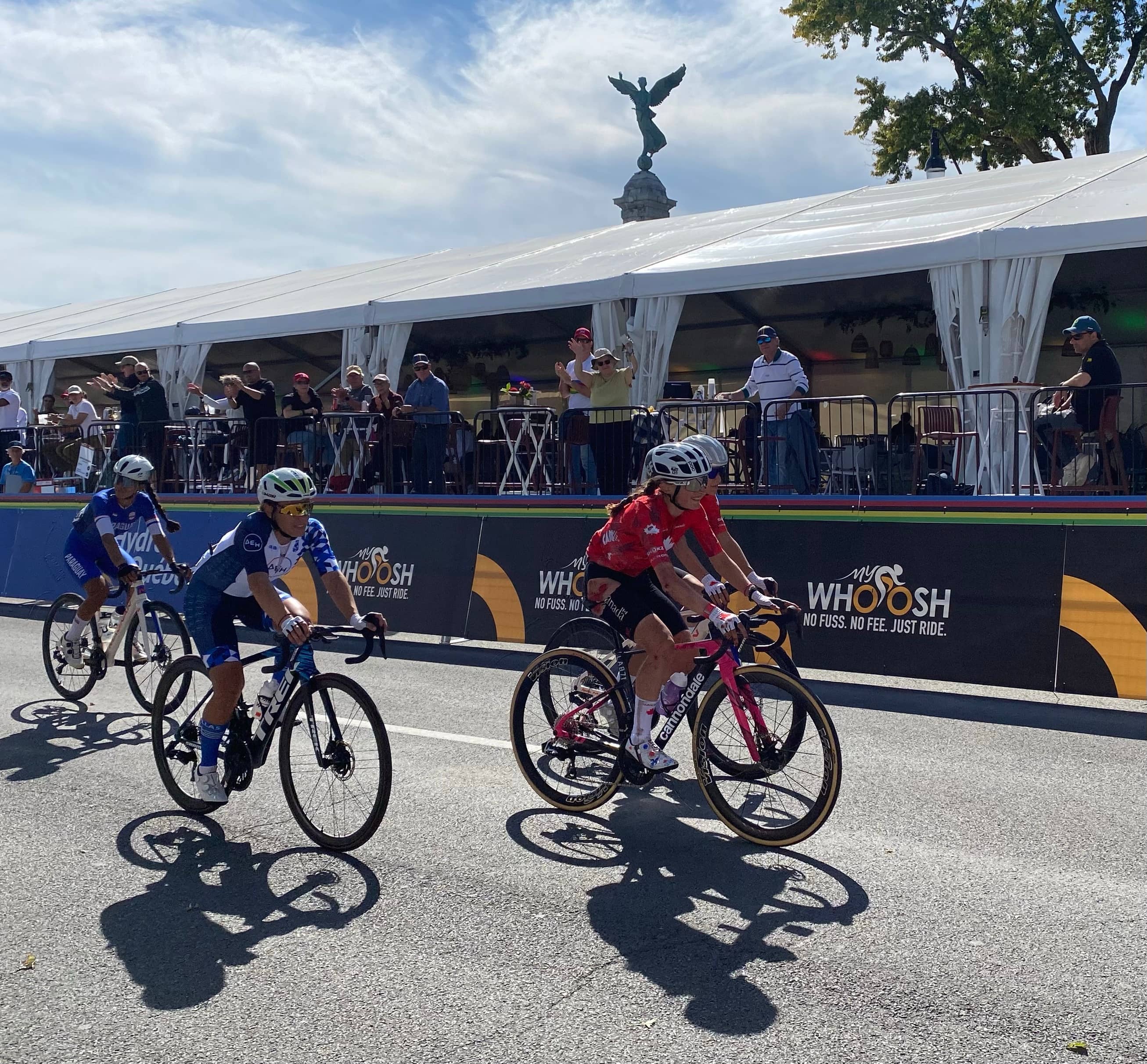 Magdeleine Vallières Mill donne des nouvelles après sa terrifiante chute aux Championnats du monde de cyclisme