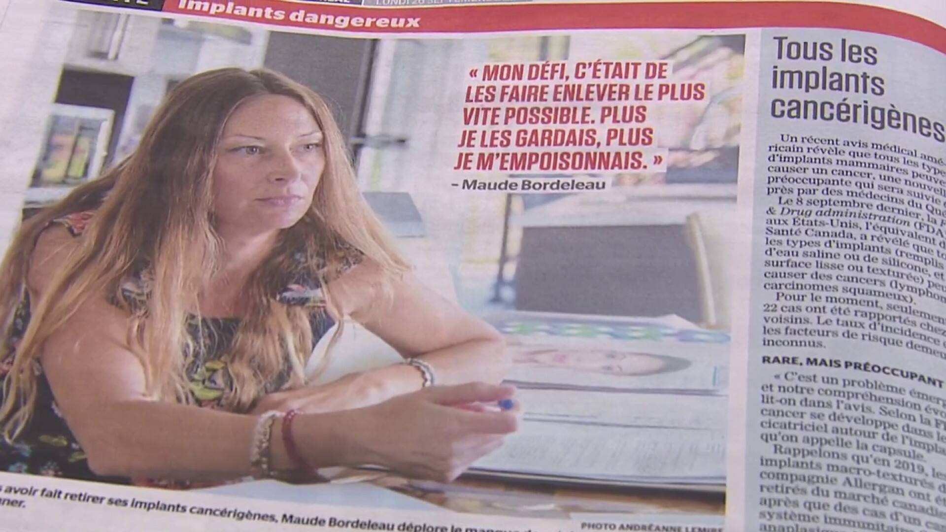 Retirer les implants mammaires 