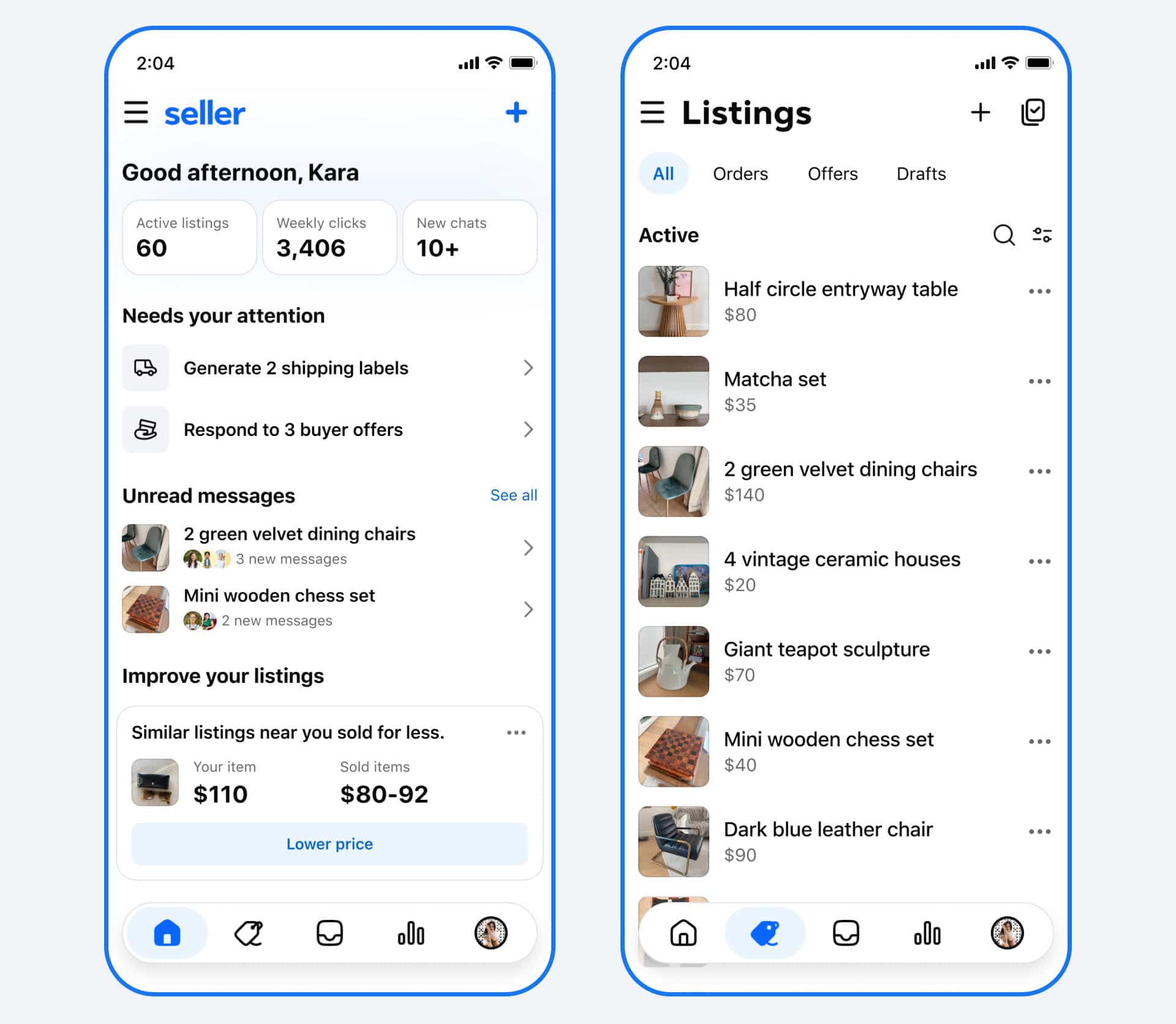 Image principale de l'article Meta lance une nouvelle application : Seller