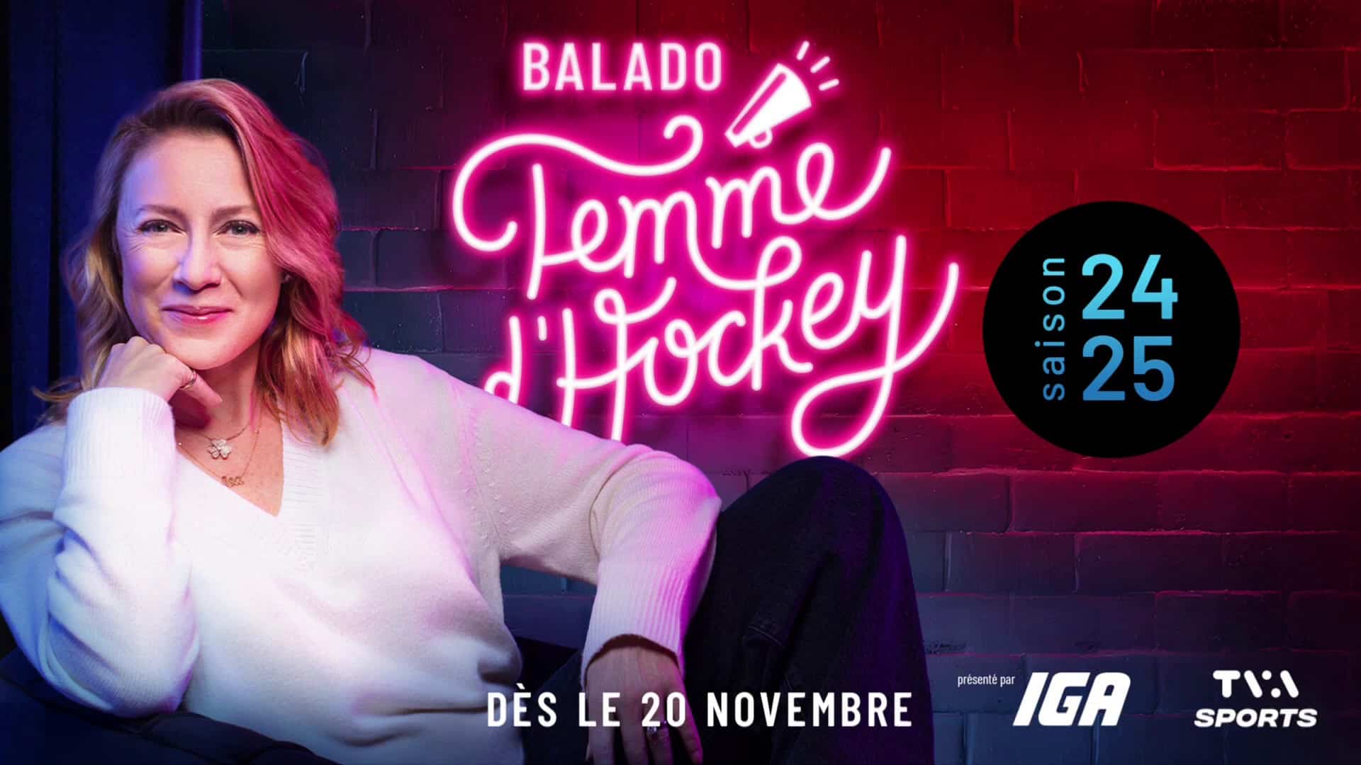 Le balado Femme d’Hockey de retour à TVA Sports