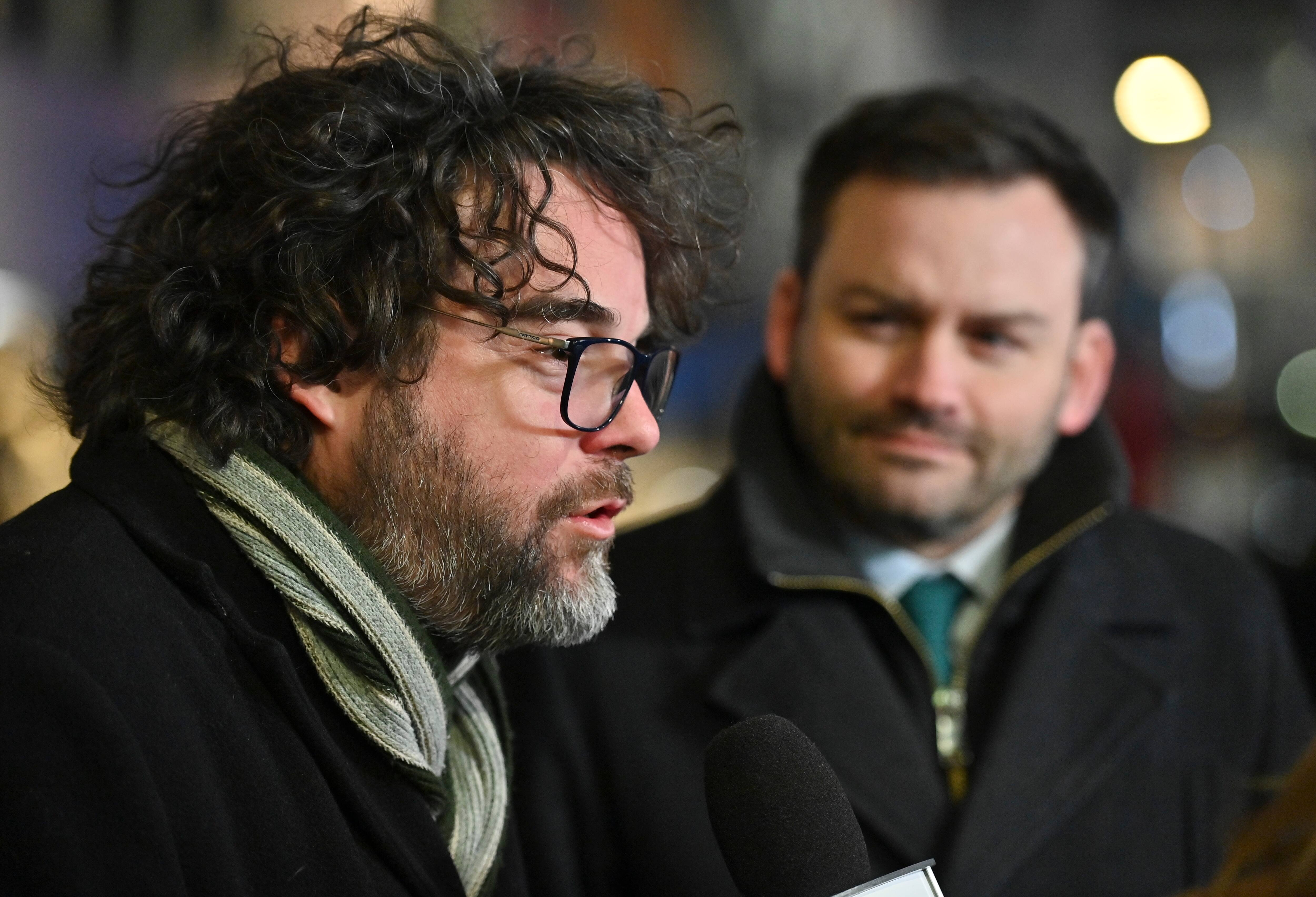 Pierre-Luc Brillant et Paul St-Pierre Plamondon en novembre 2023