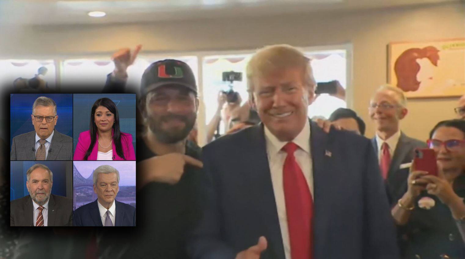 Trump gives himself a walkover as he leaves court: “He’s pushing back boundaries”