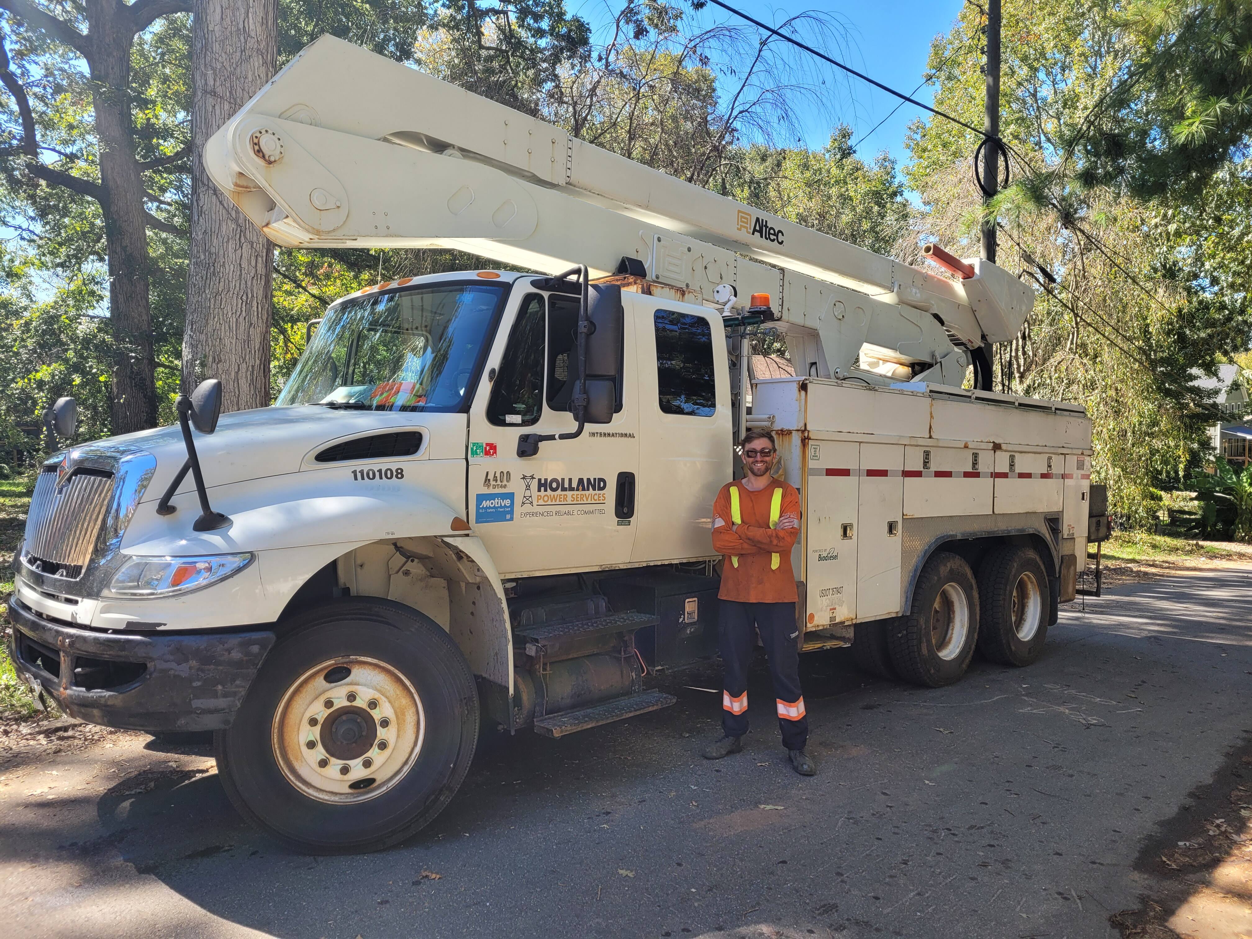 Des monteurs de lignes qu&eacute;b&eacute;cois accueillis en sauveurs aux &Eacute;tats-Unis