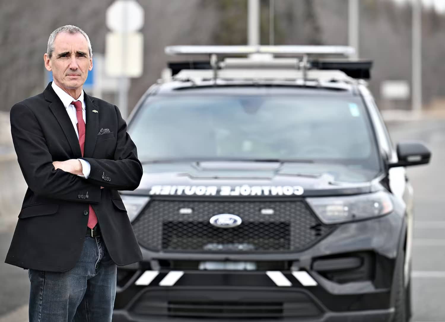 Jean-Claude Daignault, président de la Fraternité des constables du contrôle routier du Québec