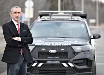 Jean-Claude Daignault, président de la Fraternité des constables du contrôle routier du Québec