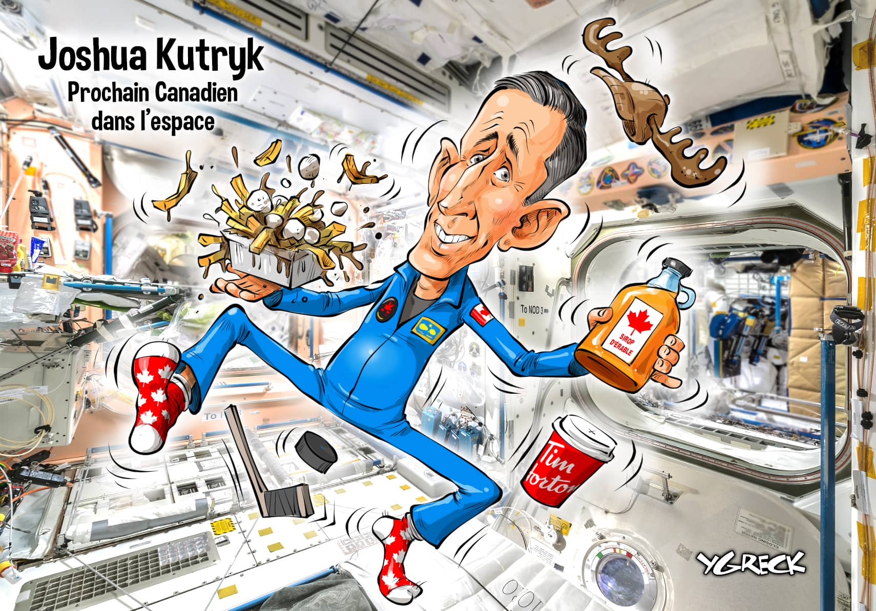 La caricature d'Ygreck