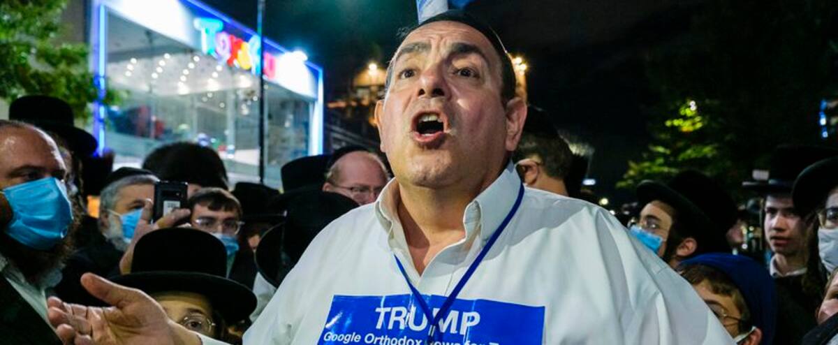 Orthodox Jew arrested for violence during anti-confinement protest in New York 1