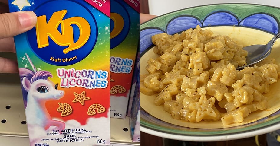 Image principale de l'article J’ai goûté au Kraft Dinner licorne