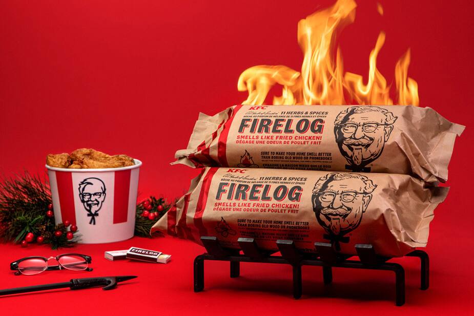 Image principale de l'article Un feu de foyer à l’odeur de Poulet Frit Kentucky