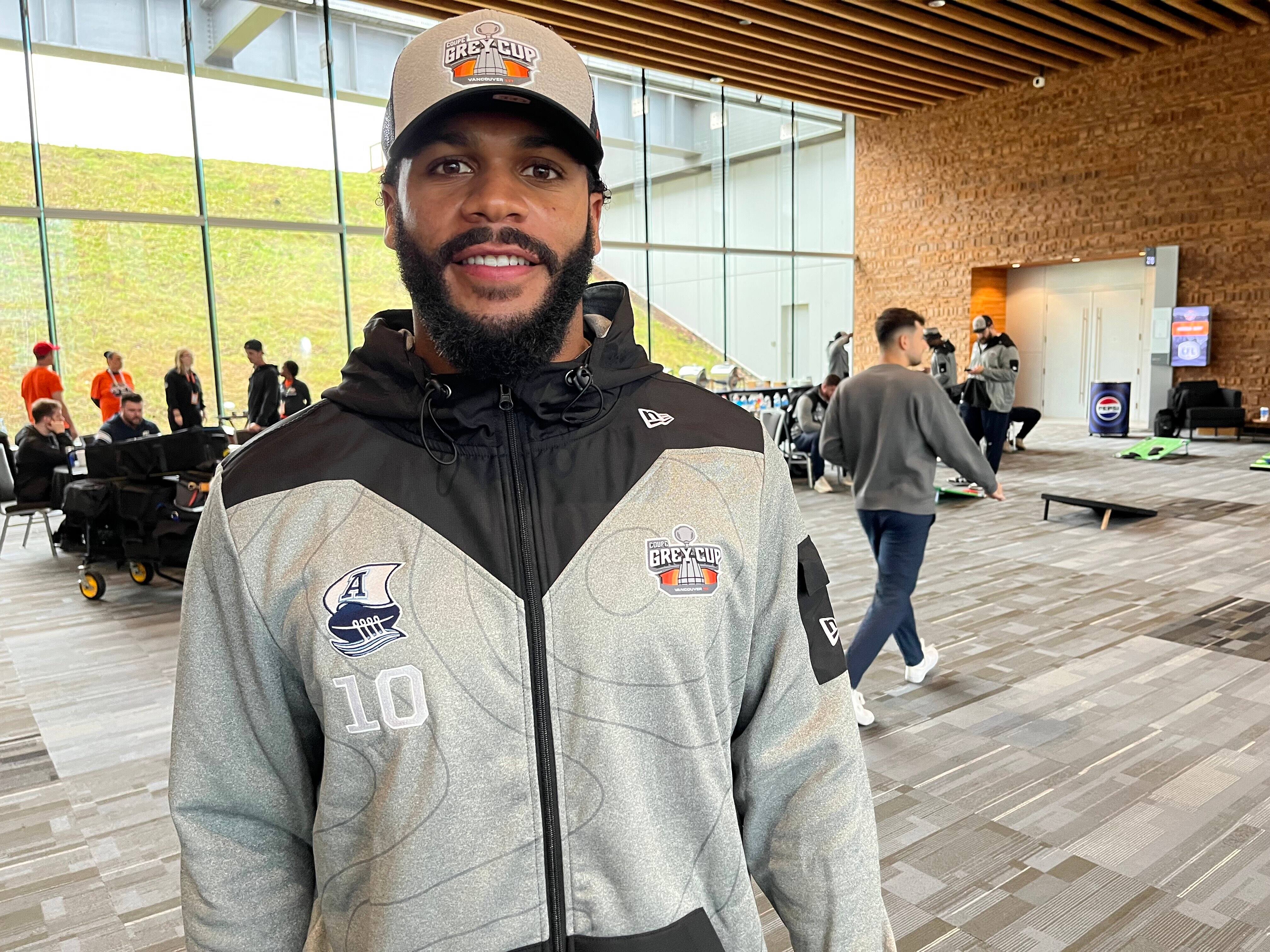 Kevin Mital savoure chaque moment à la finale de la Coupe Grey JDQ