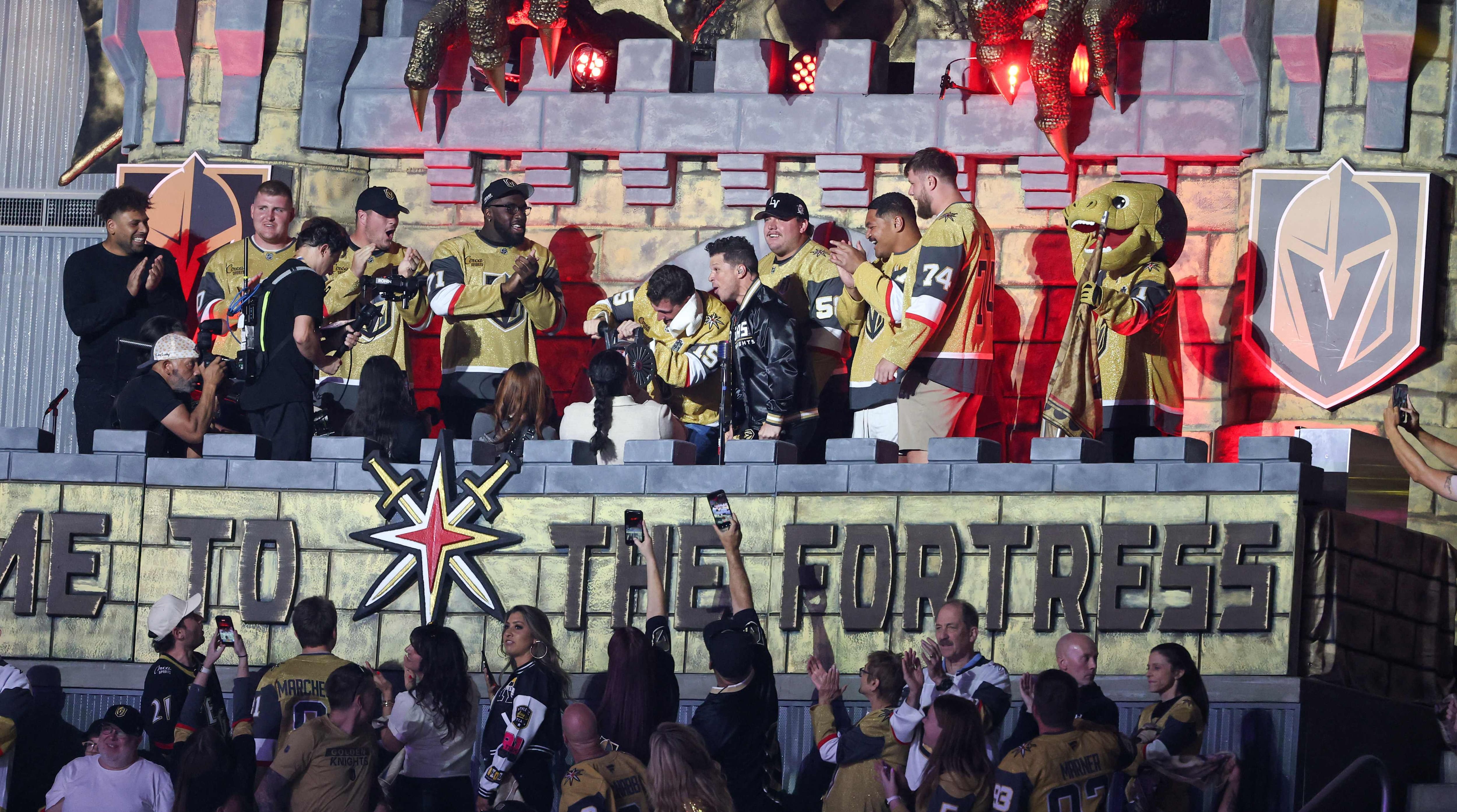 On est dans la ville du spectacle et les Golden Knights y fo