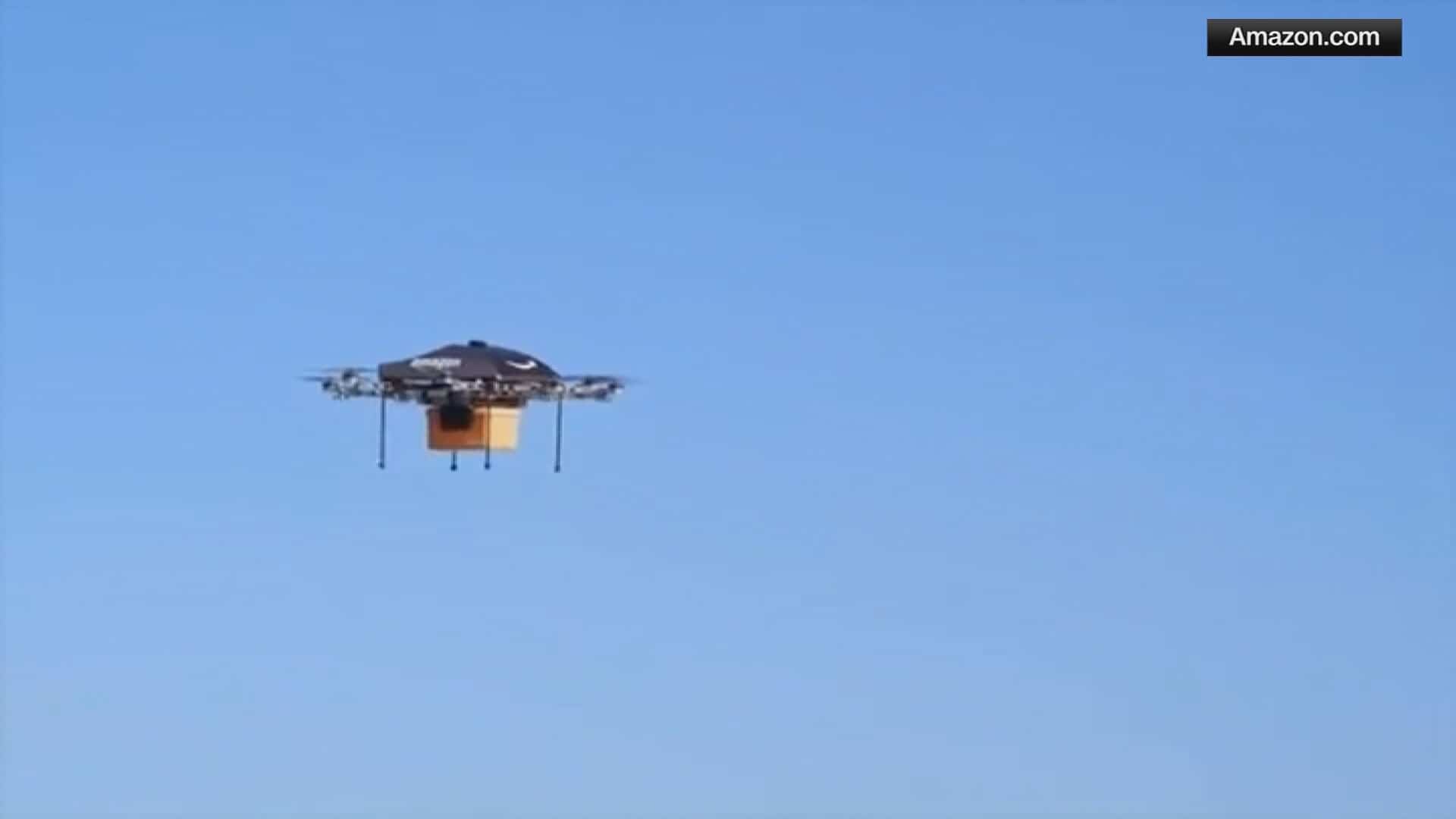 Amazon pourra &eacute;tendre ses livraisons par drones aux &Eacute;tats-Unis