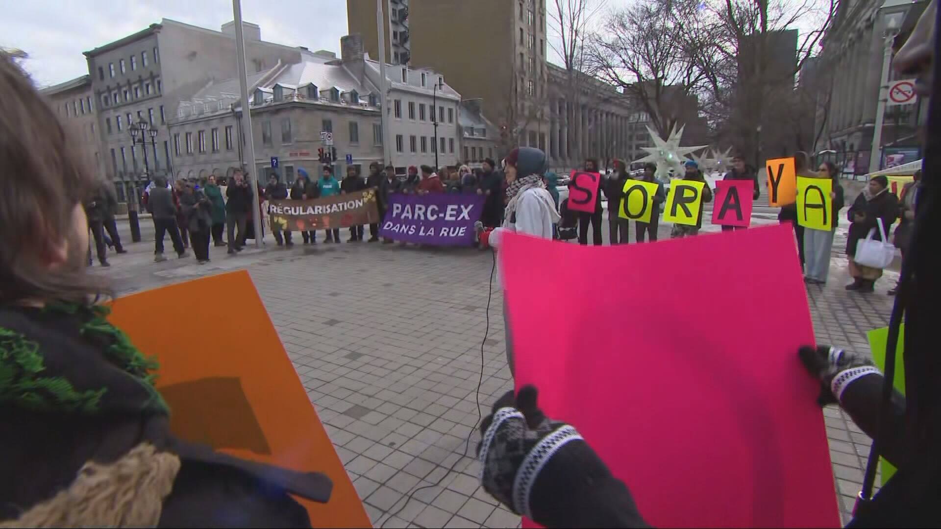 Des centaines de personnes manifestent pour que Montréal devienne une ...