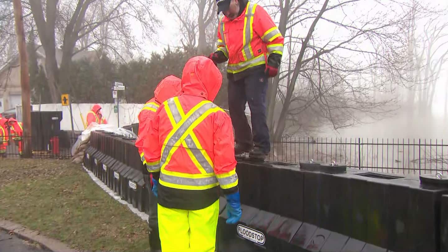 Risques d’inondations: Montréal en niveau d’alerte maximale