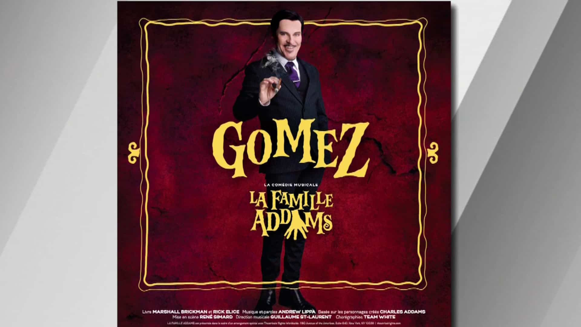 Luc Guérin incarne le célèbre et excentrique Gomez