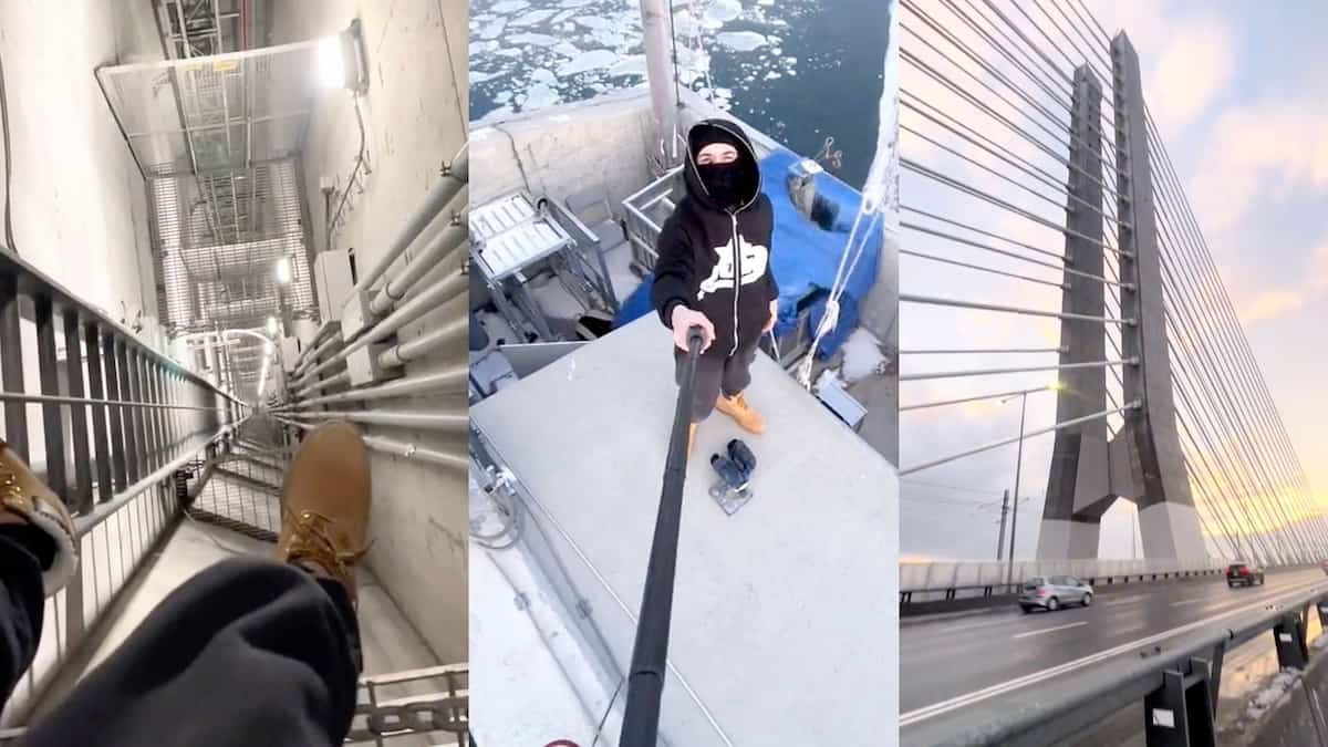 «Brèche de sécurité»: ils se vantent d'avoir escaladé clandestinement le pont Samuel-De Champlain