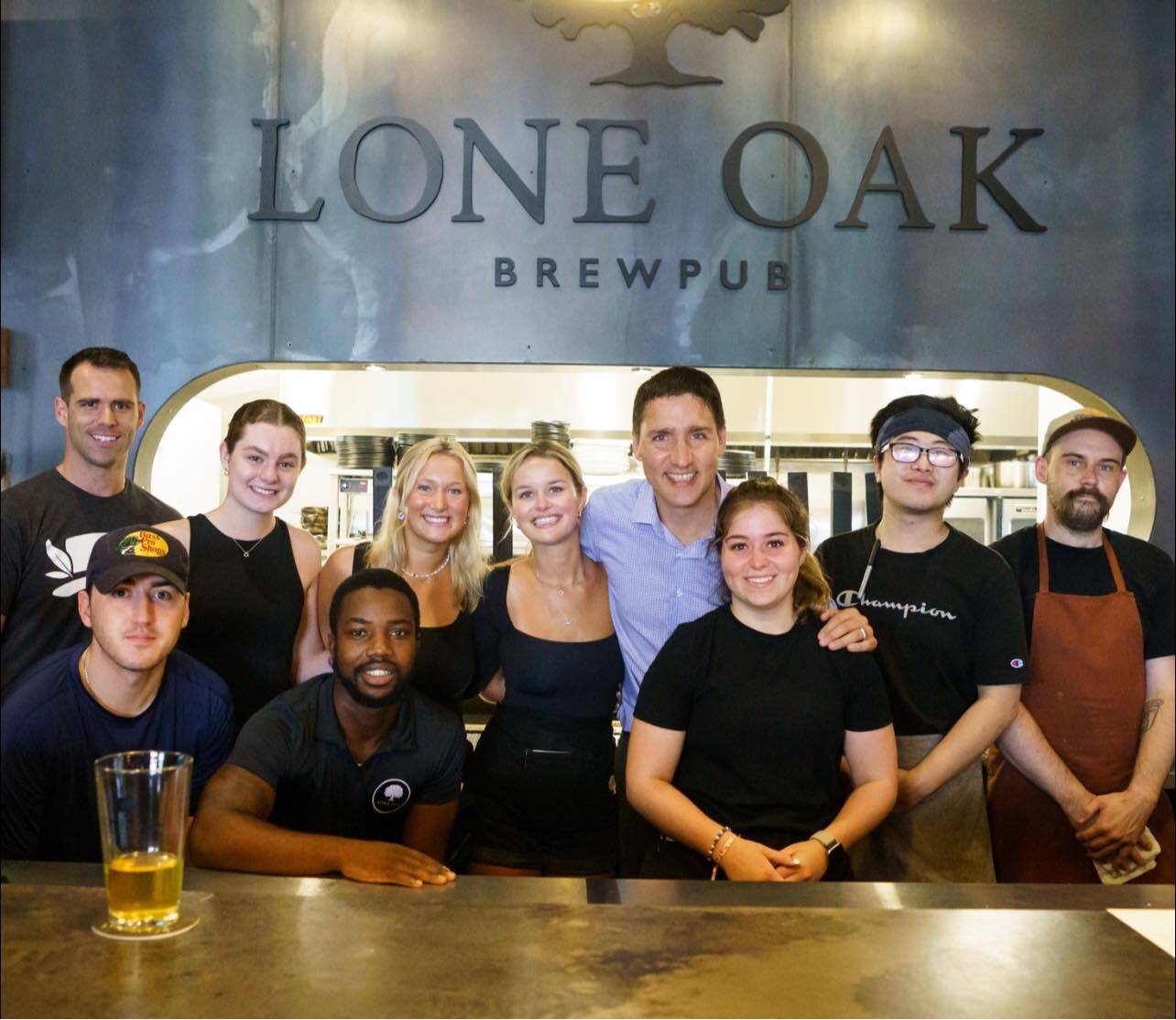 Une microbrasserie vandalis&eacute;e pour avoir re&ccedil;u Justin Trudeau &agrave; d&icirc;ner