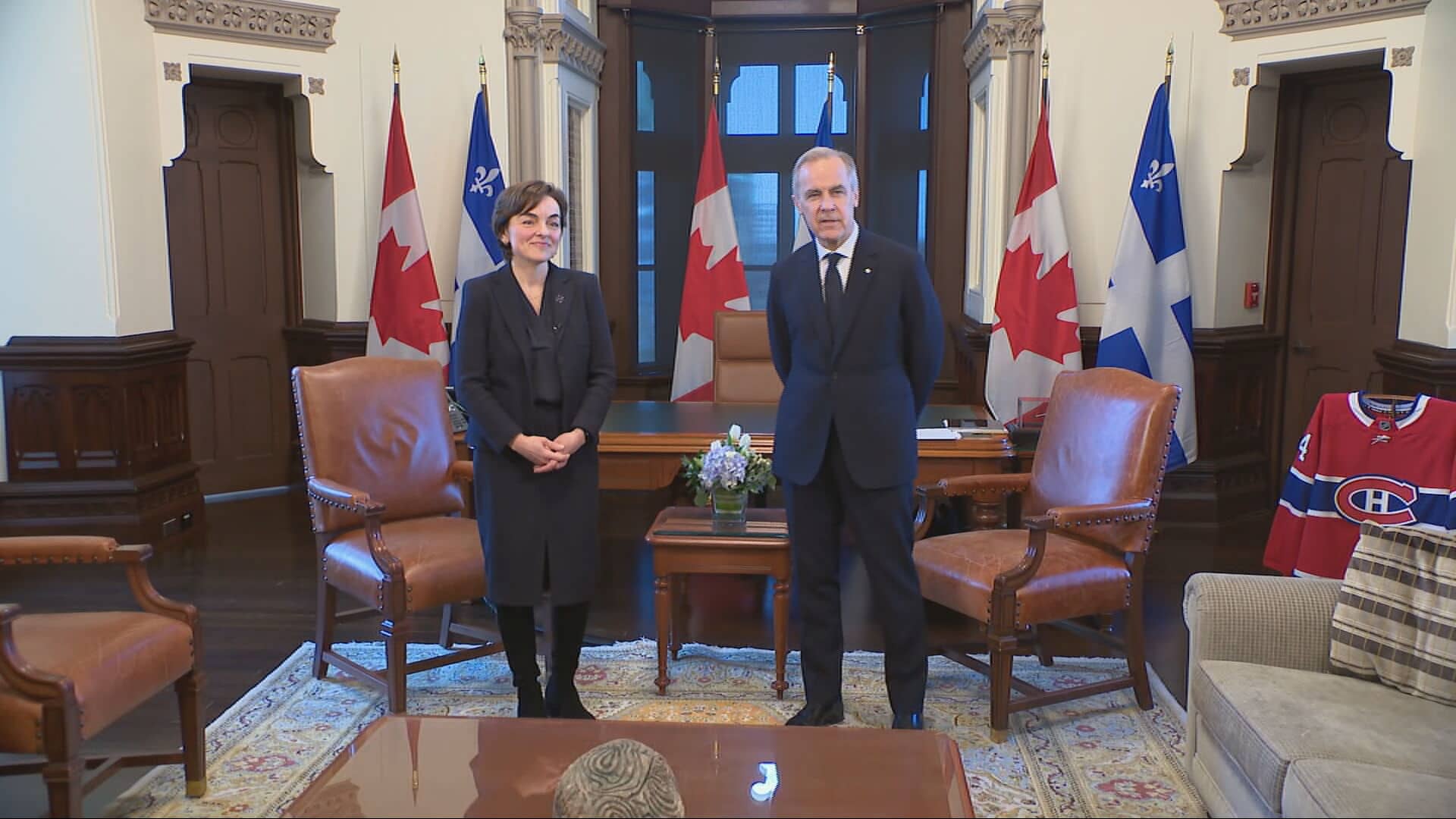 À Ottawa, Christine Fréchette a reçu des excuses du ministre fédéral de la Justice pour un malentendu concernant la clause dérogatoire