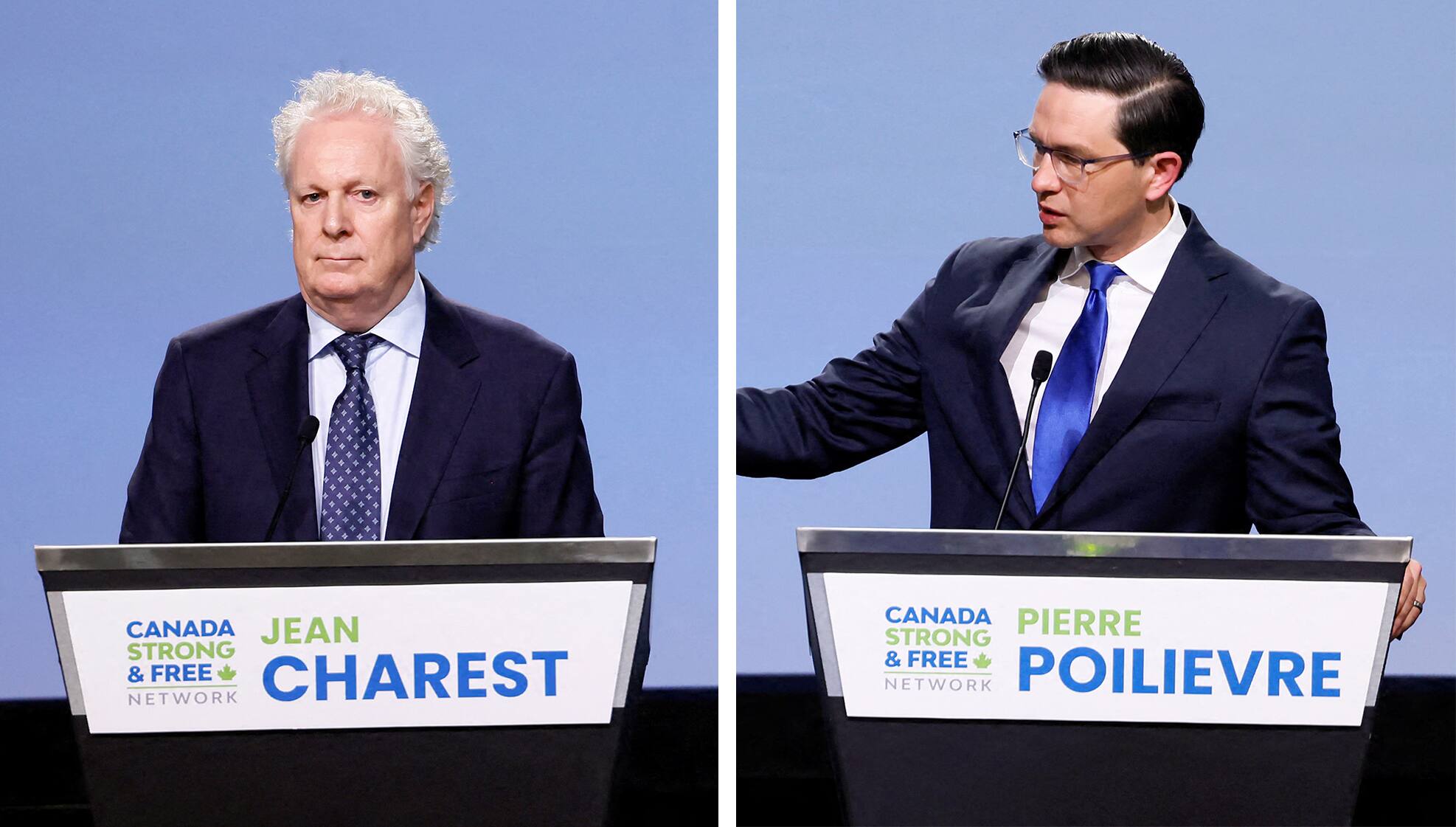 Chefferie du PCC: Charest s&eacute;duit davantage les Canadiens, Poilievre, les conservateurs