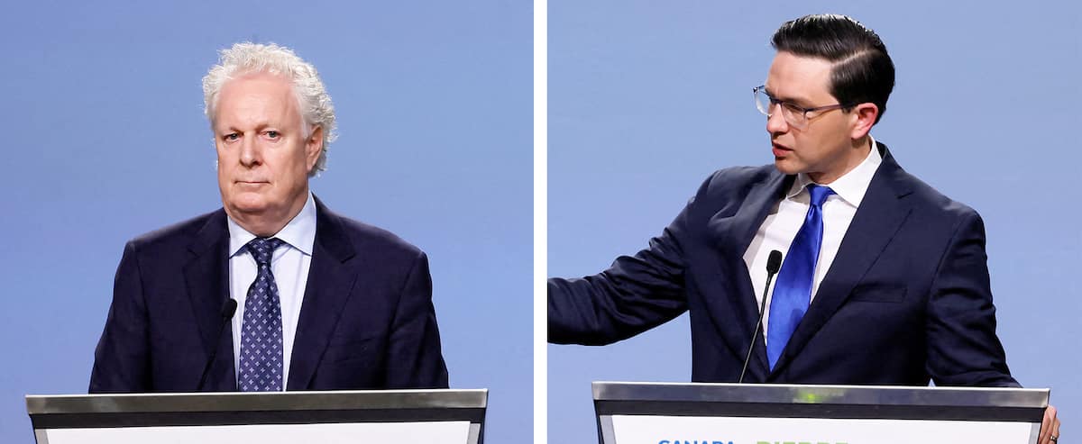 Chefferie du PCC: Charest séduit davantage les Canadiens, Poilievre, les conservateurs