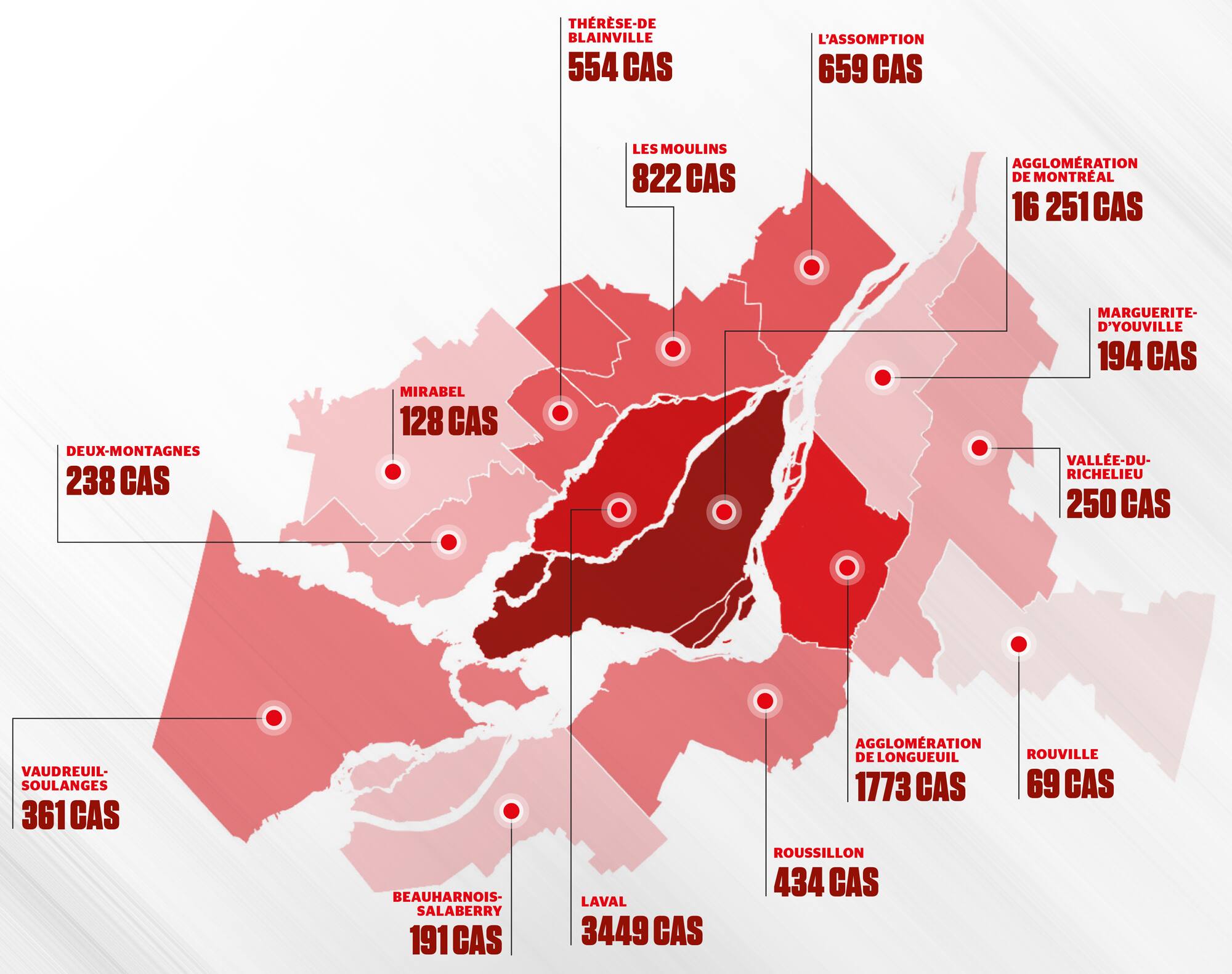 Au Coeur De La Zone Rouge Du Quebec Le Journal De Montreal