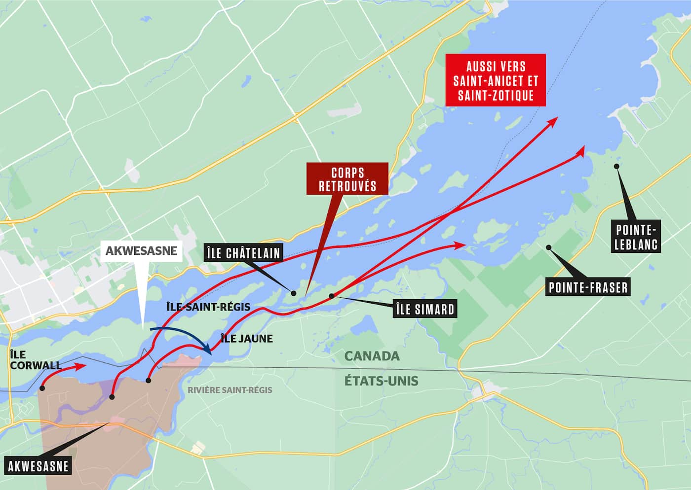 Tragédie à Akwesasne: les passeurs de migrants n'ont même pas besoin de se  cacher | JDM
