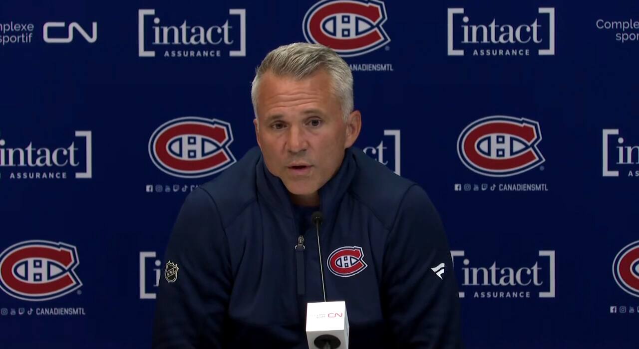Mauvais d&eacute;but de saison du Canadien en 2024-2025: Martin St-Louis prend le bl&acirc;me
