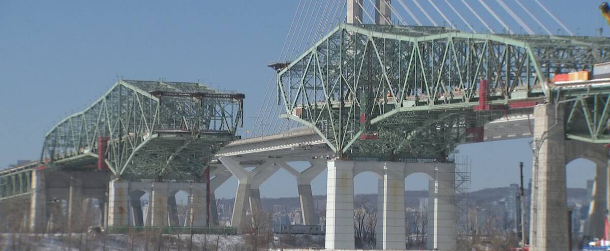 Les travaux de démolition de l’ancien pont Champlain sont exécutés à 50%