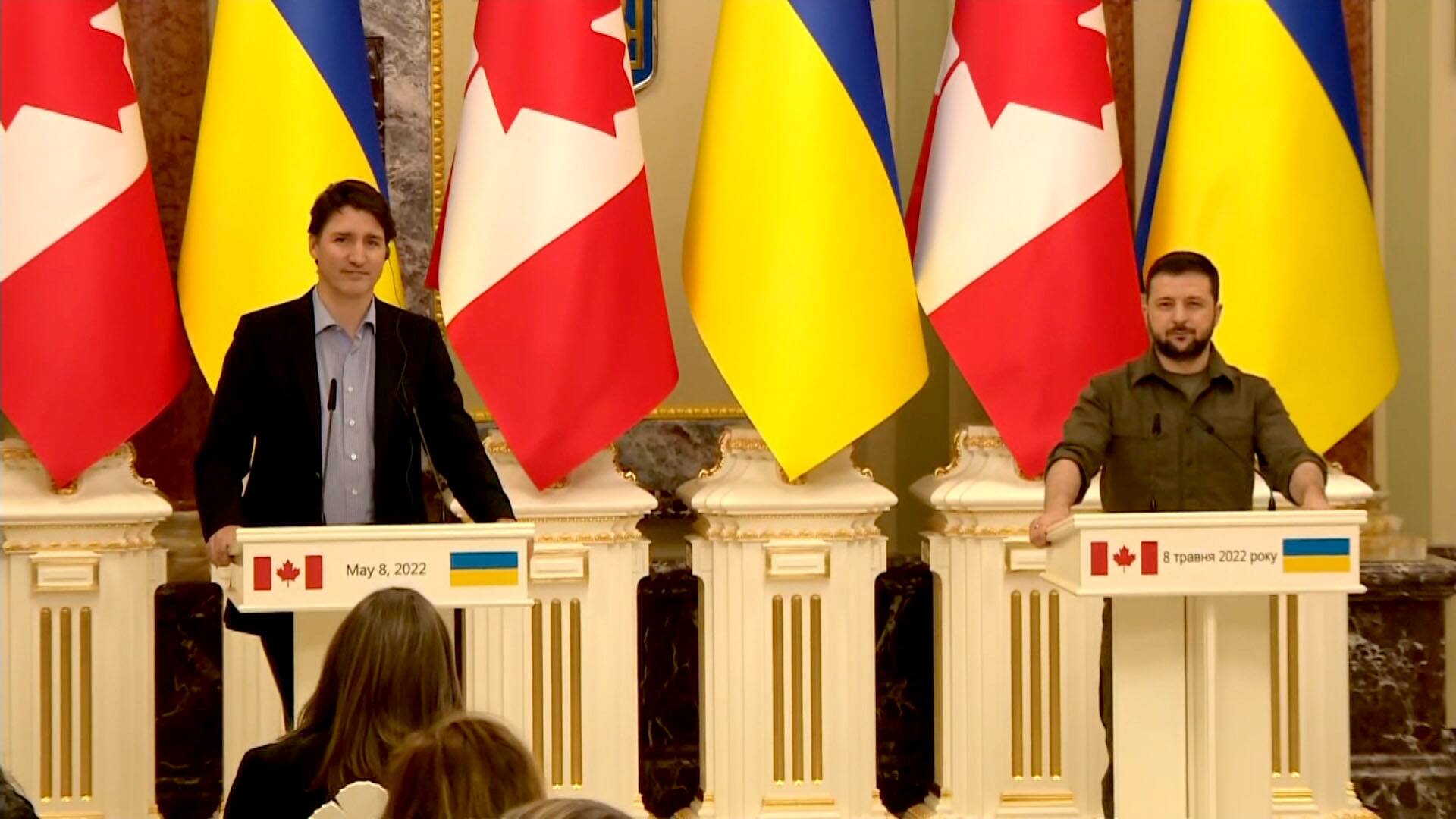 Ukraine: &laquo;Poutine est responsable de ces odieux crimes de guerre&raquo;, dit Trudeau &agrave; Ky&iuml;v