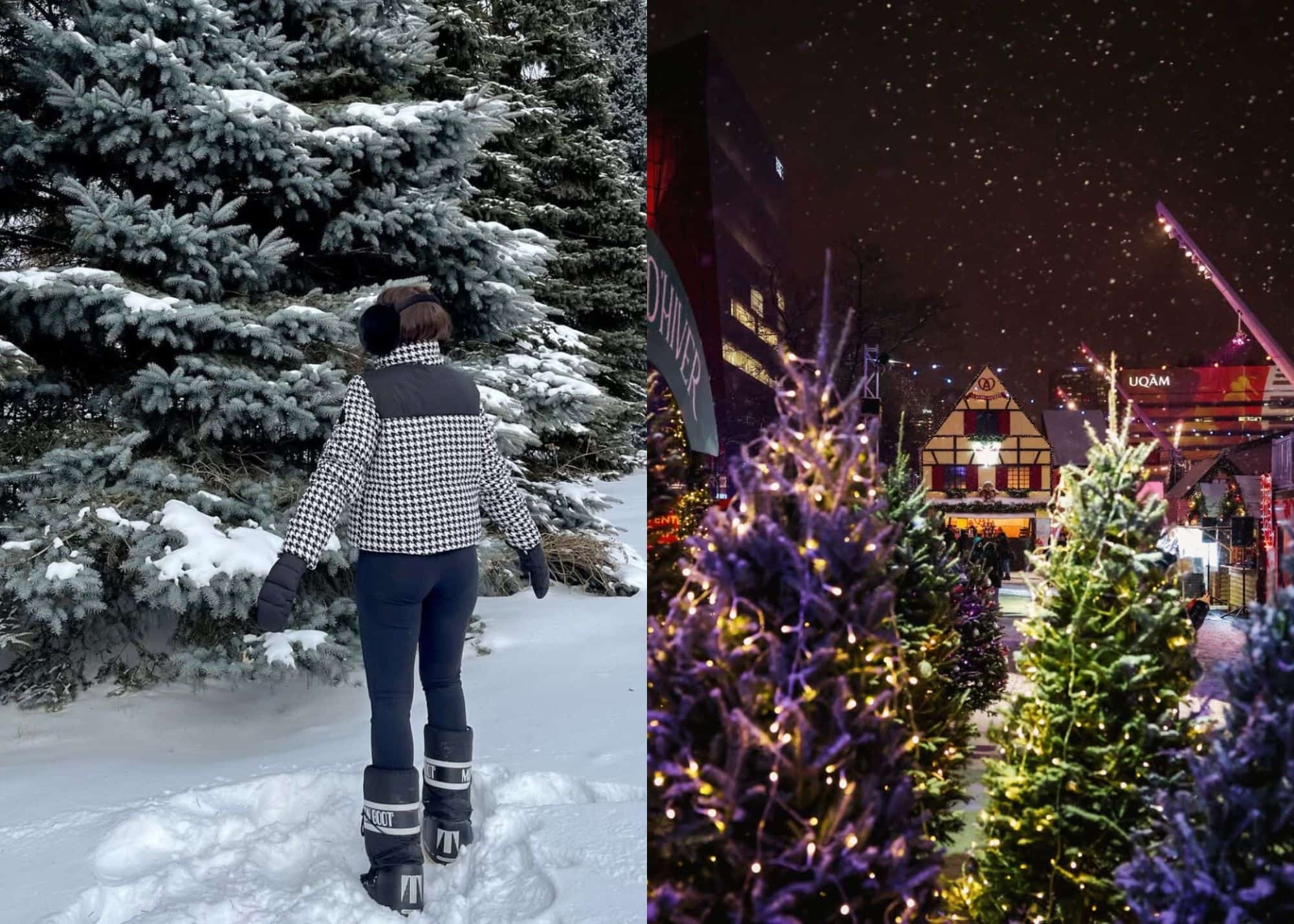 24 images de la première neige à Montréal