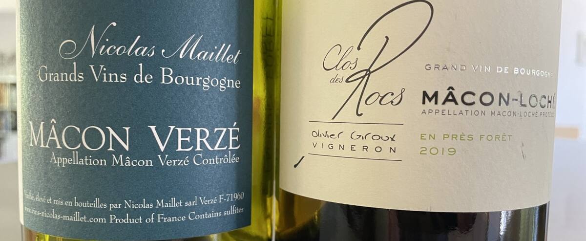 Deux blancs du Mâconnais à ne pas rater!