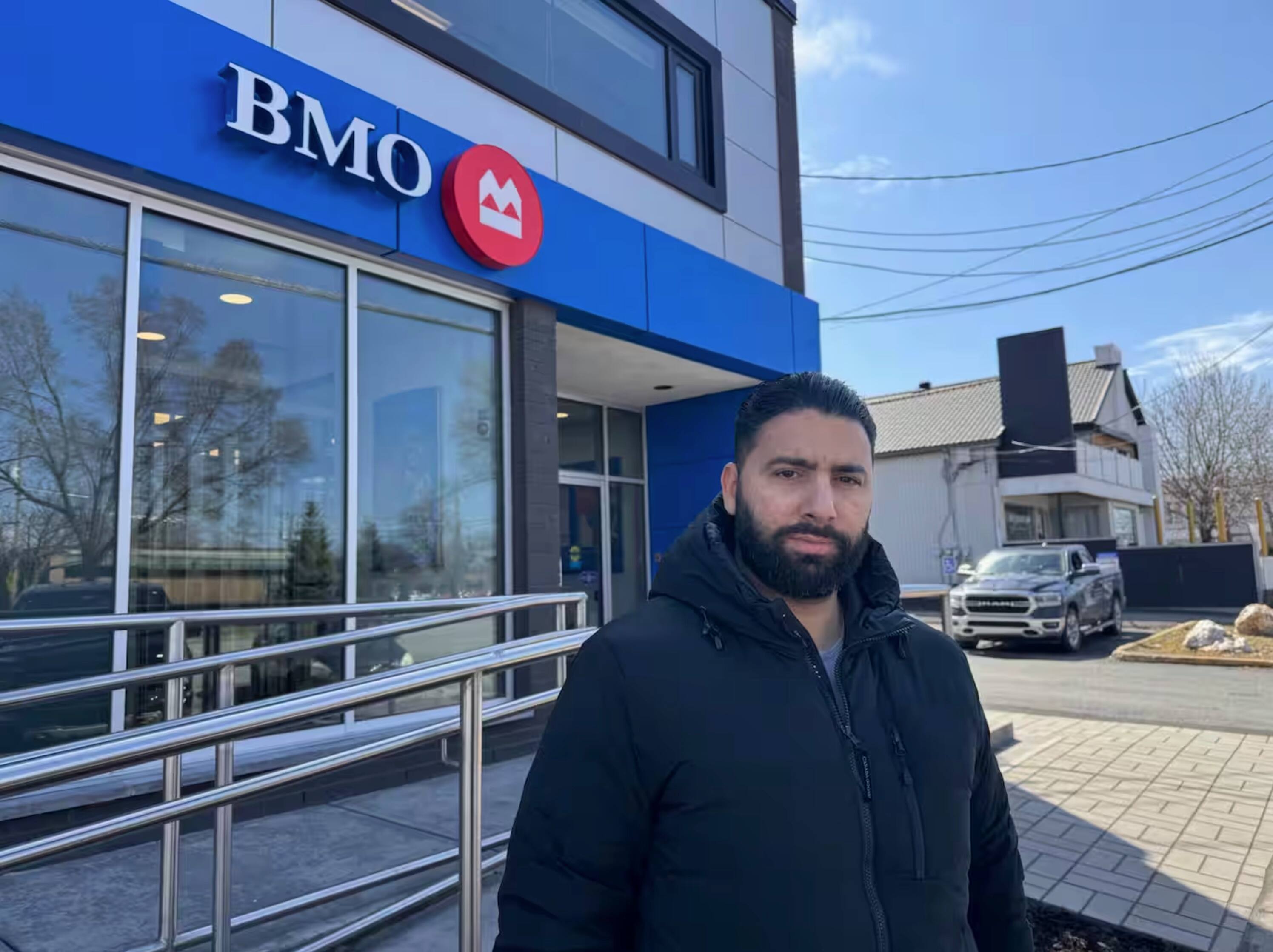 He had $42,000 stolen from his BMO account: 