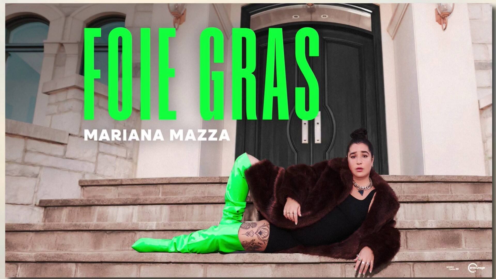 Mariana Mazza dans son nouveau spectacle Foie gras