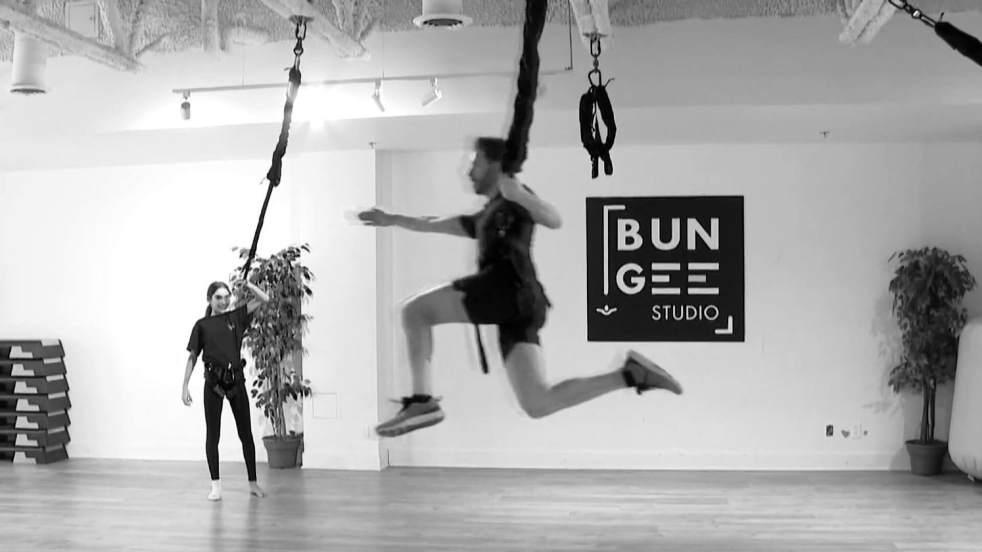 Martin Vachon et le bungee fitness 