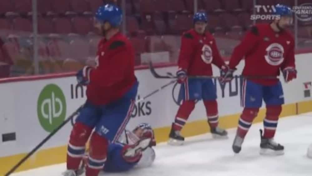 Pas content du tout, Matheson envoie Xhekaj sur son derrière