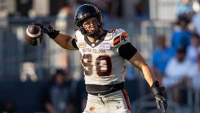 Matthew Betts in a BC Lions uniform.
